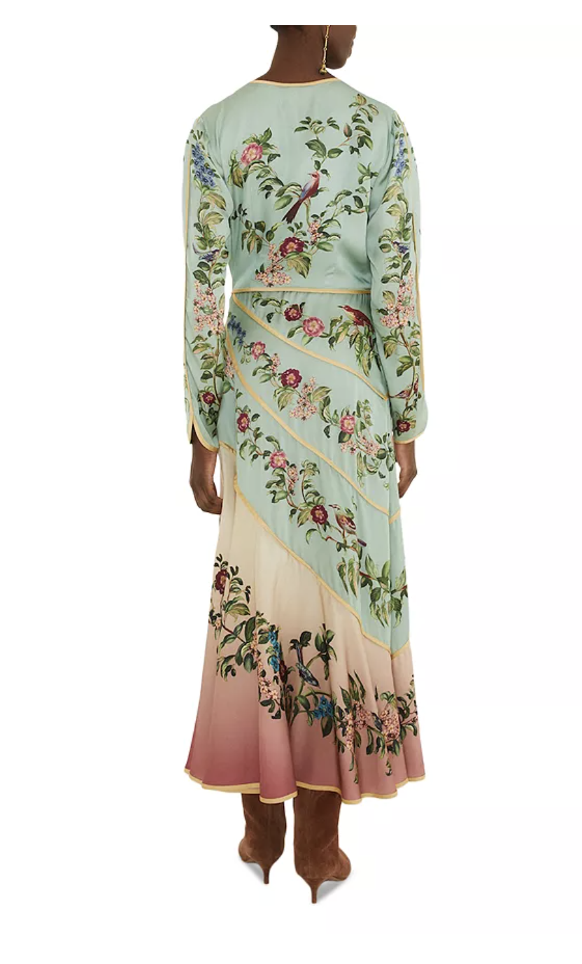 Birds of a Feather- Wrap Dress by Farm Rio