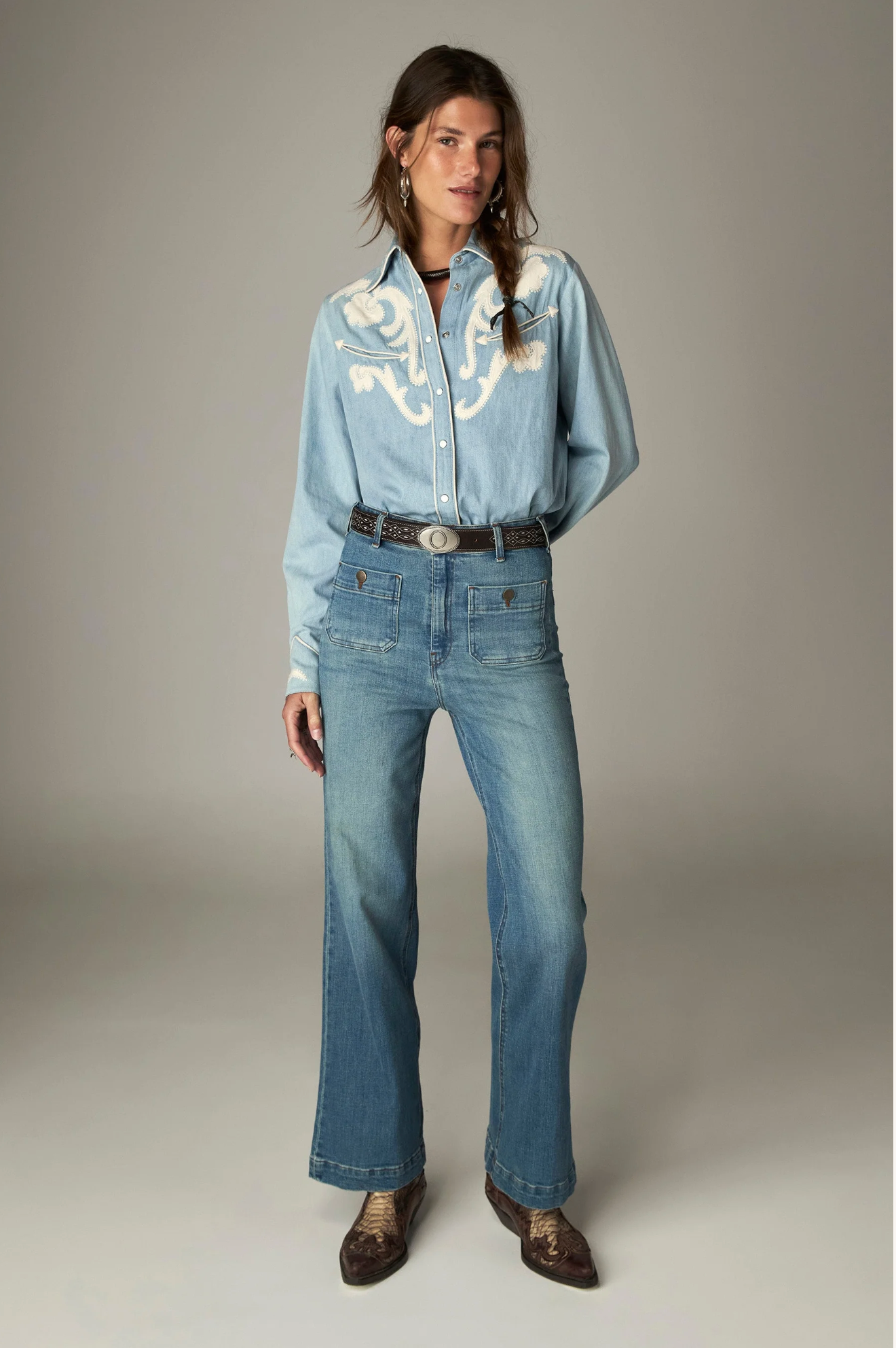 Frankie Shirt — Blue Mustang by Maison Hotel