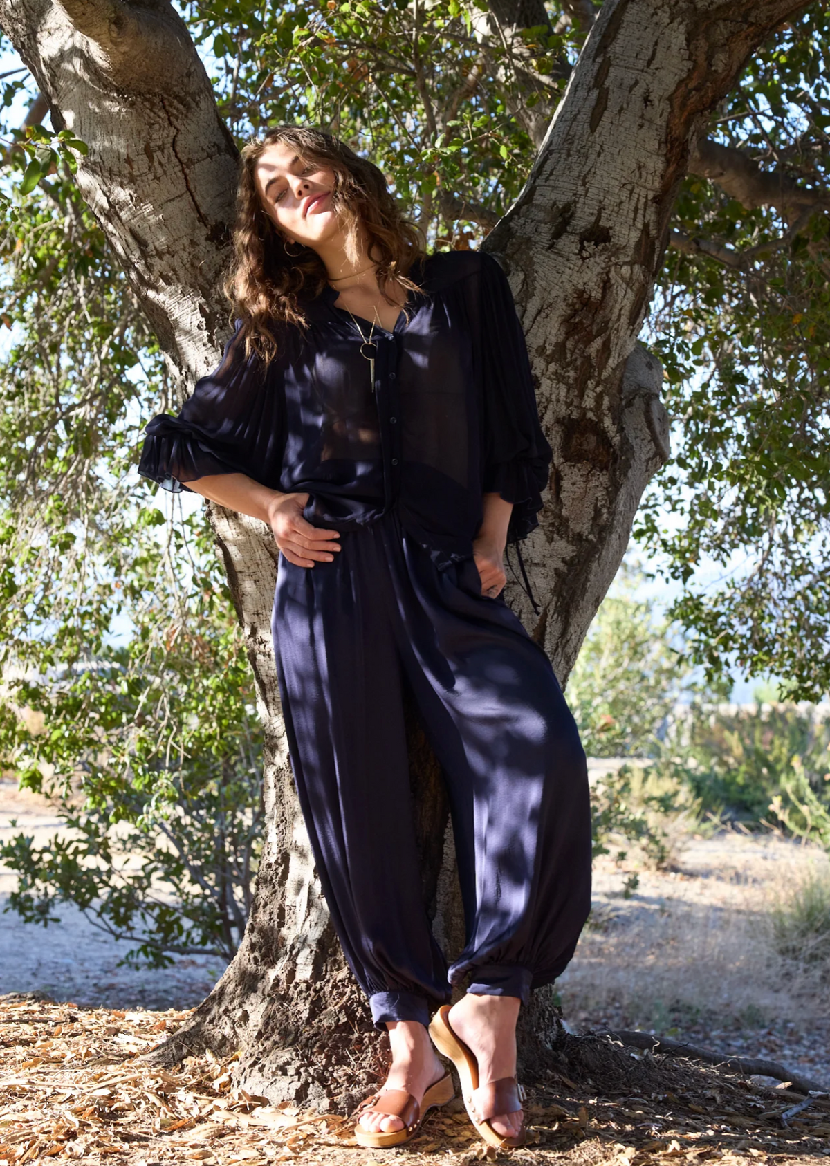 Elidi Harem Pant // Midnight