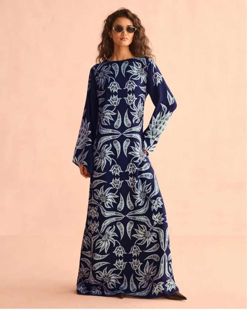 Parker Maxi Dress in Alexia Nightfall