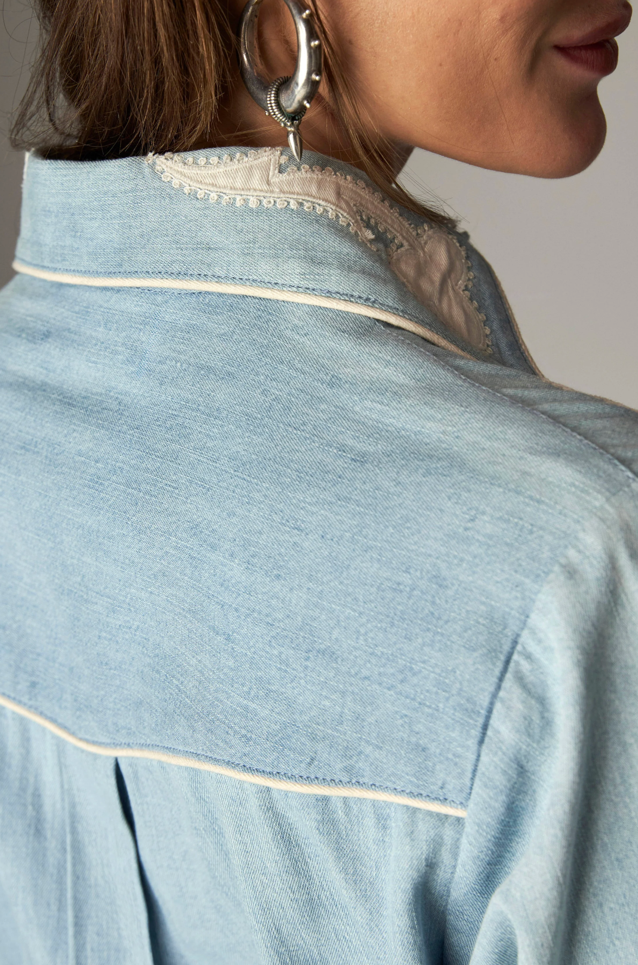 Frankie Shirt — Blue Mustang by Maison Hotel