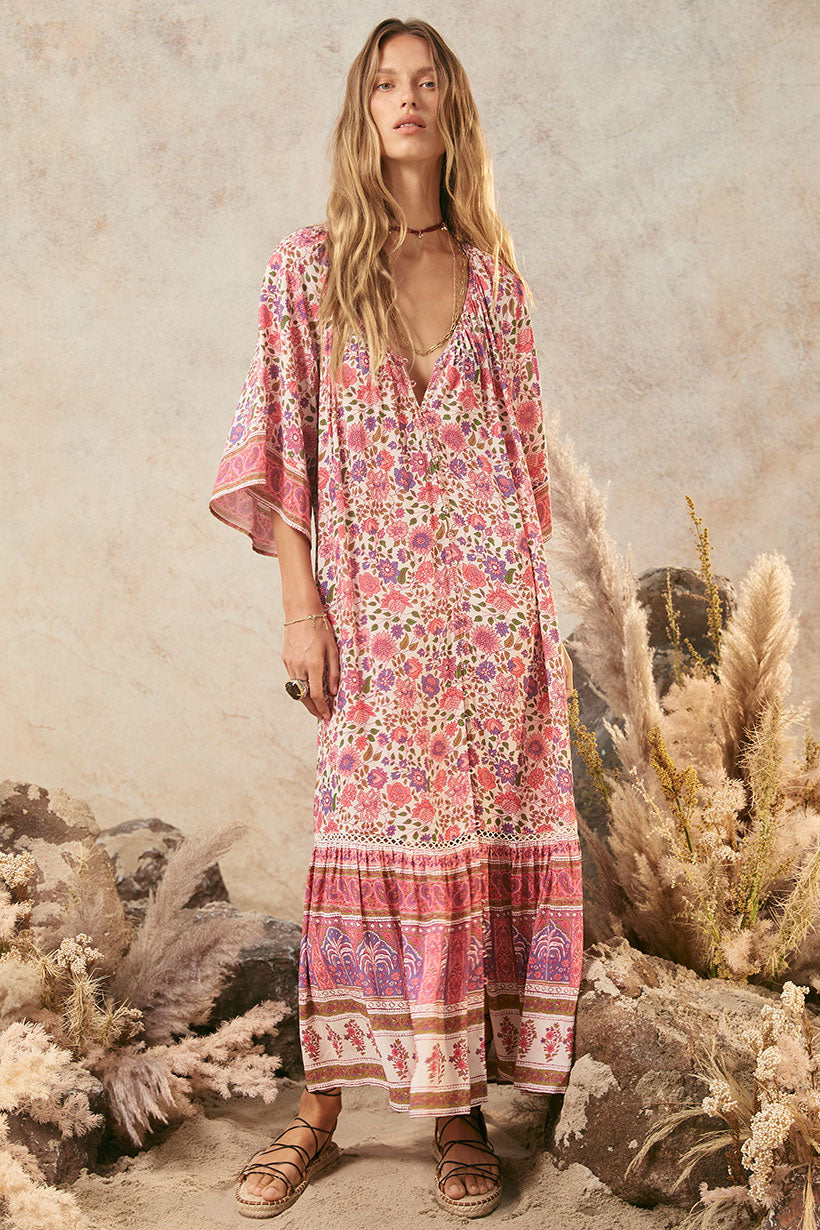 Elysian Gown In Petunia By Spell