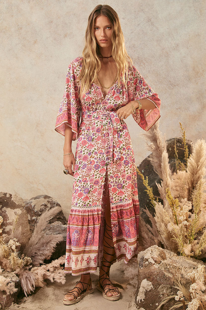Elysian Gown In Petunia By Spell