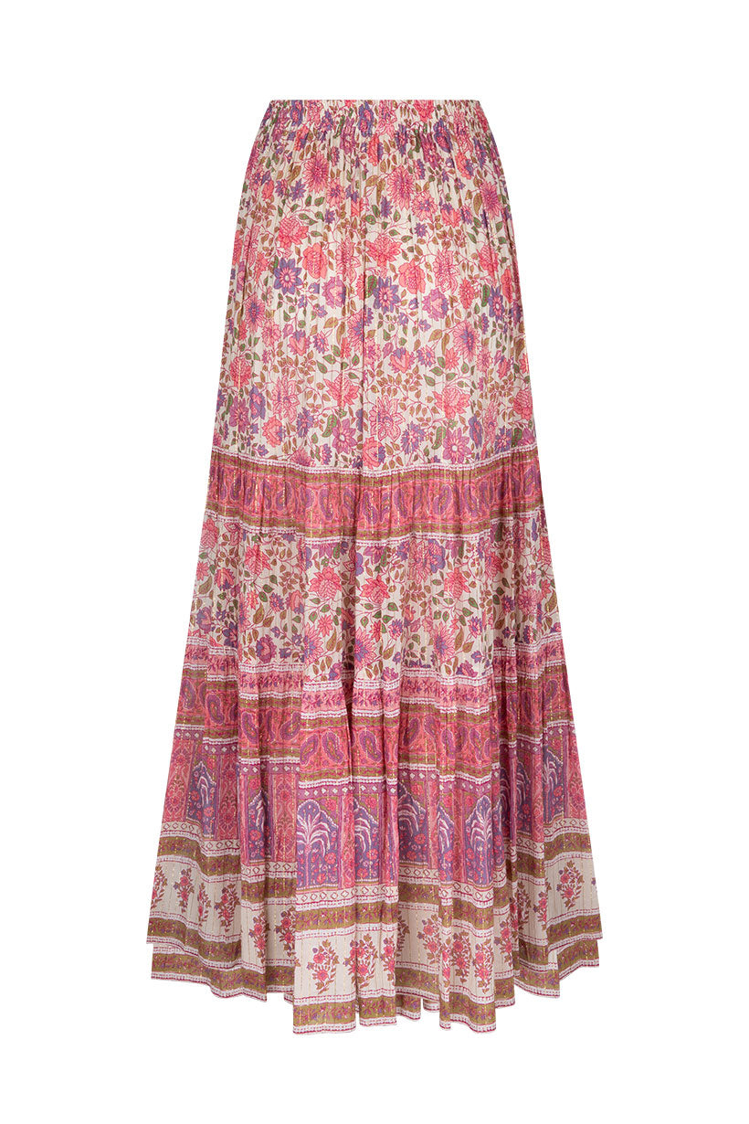 Elysian Maxi Skirt In Petunia By Spell