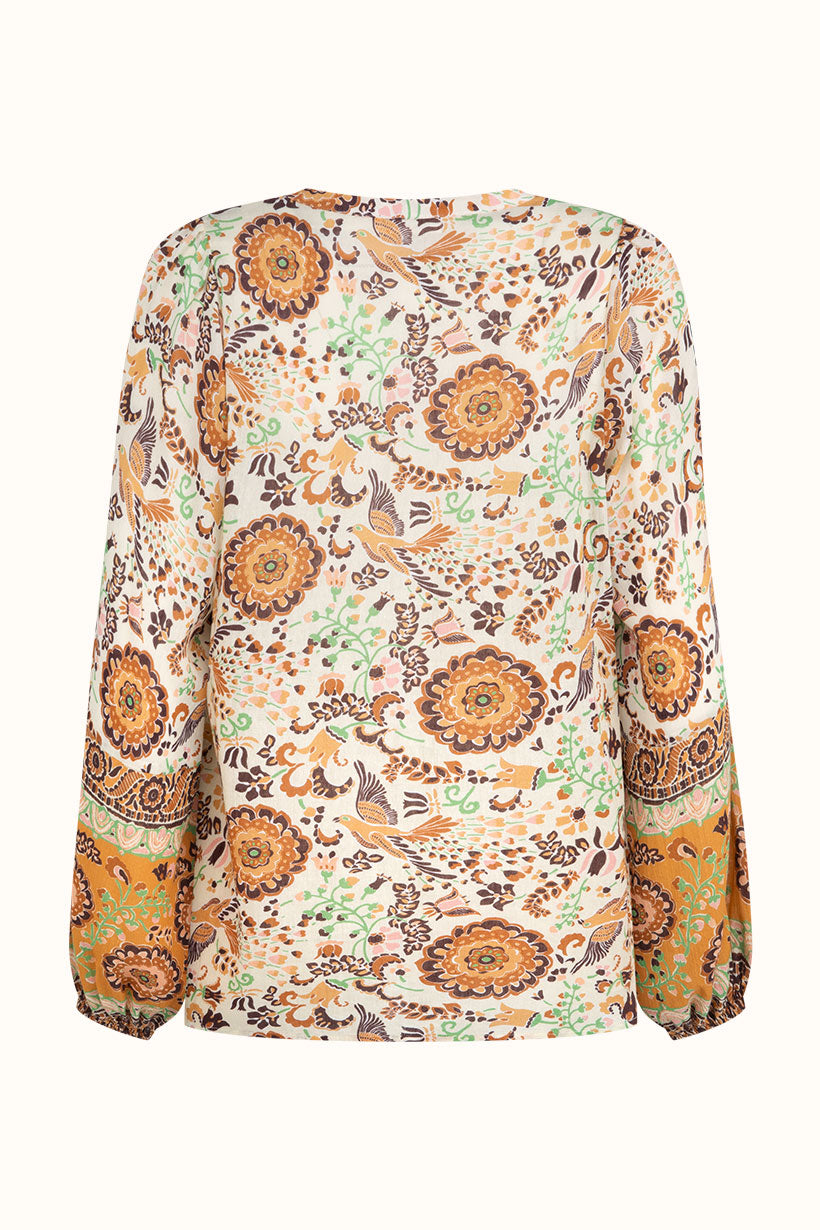 Sannah Blouse - Golden Ochre By Spell