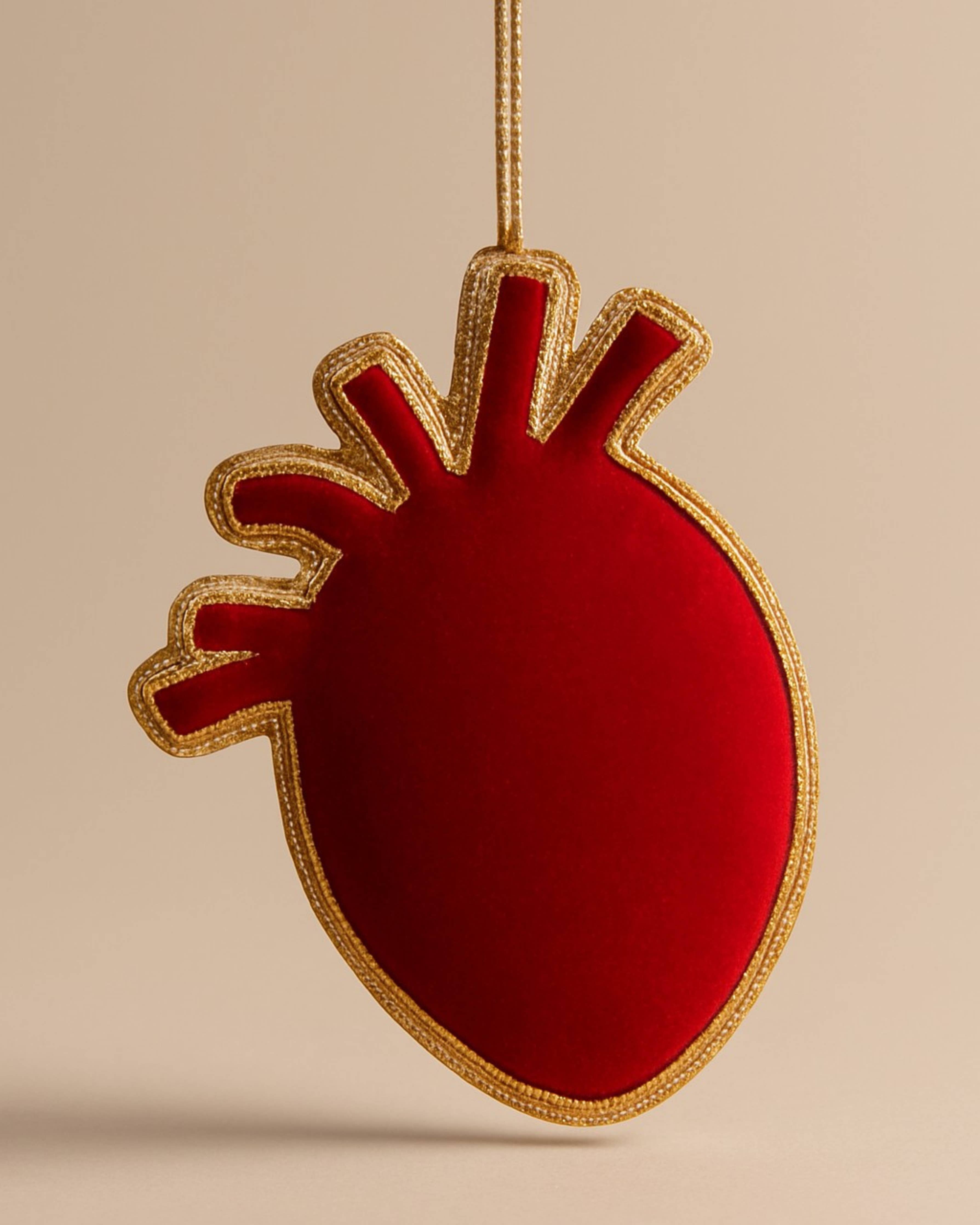 Human heart ornament