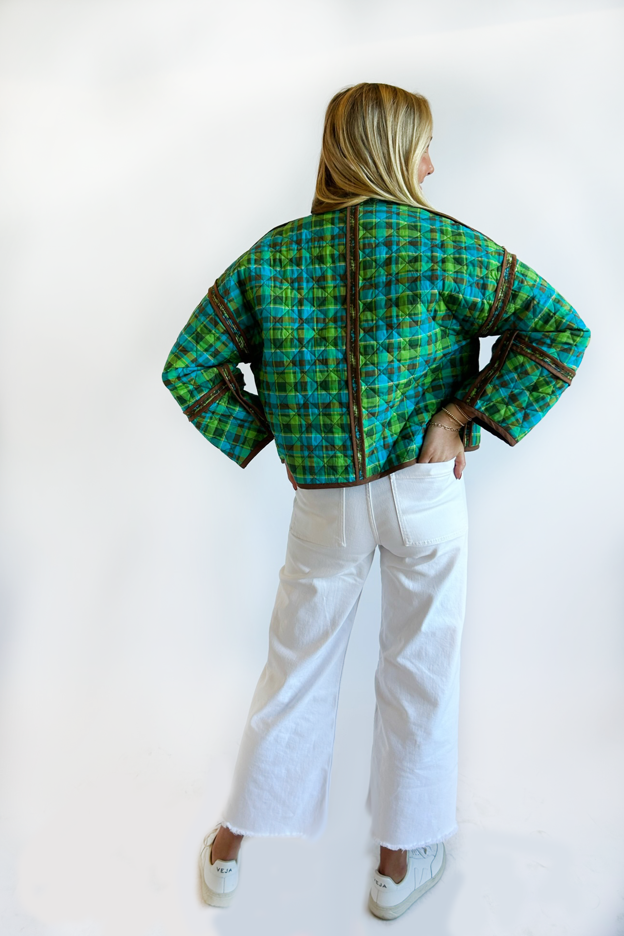 The Eloise Reversible Quilted Jacket - Crown Jewel