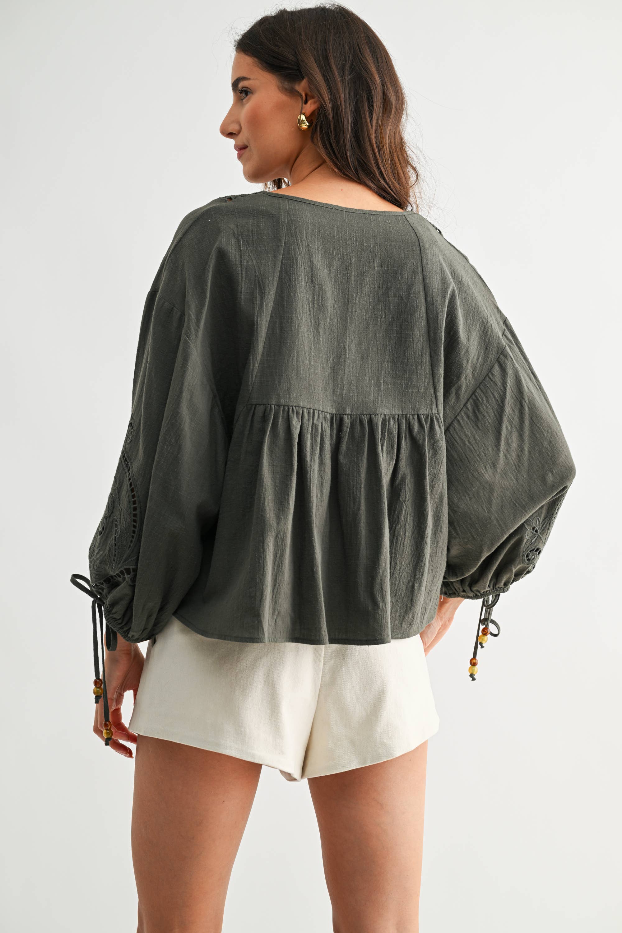 BOHO BREEZE EMBROIDERED BLOUSE