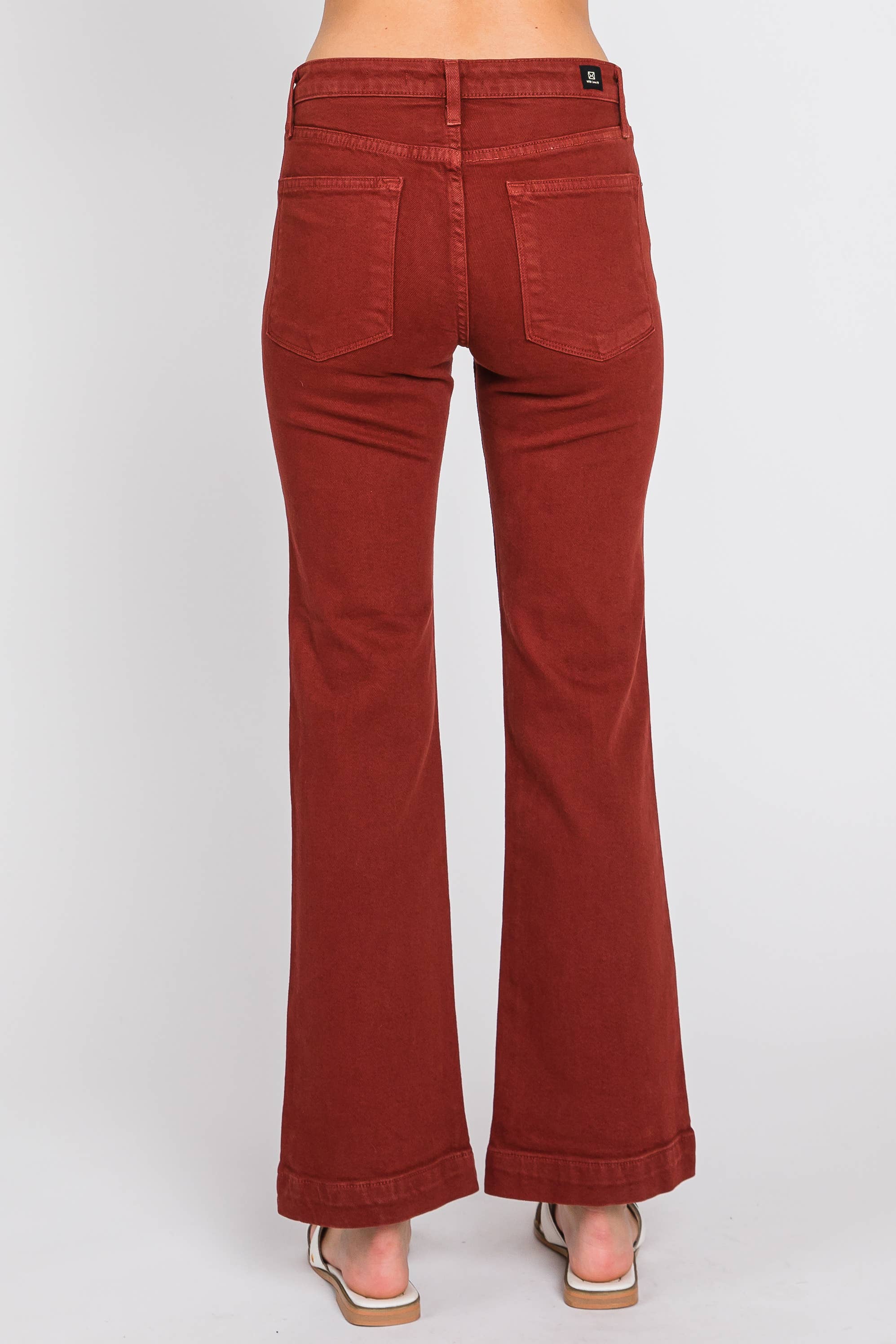 Sicily Wide Hem Cropped Jeans