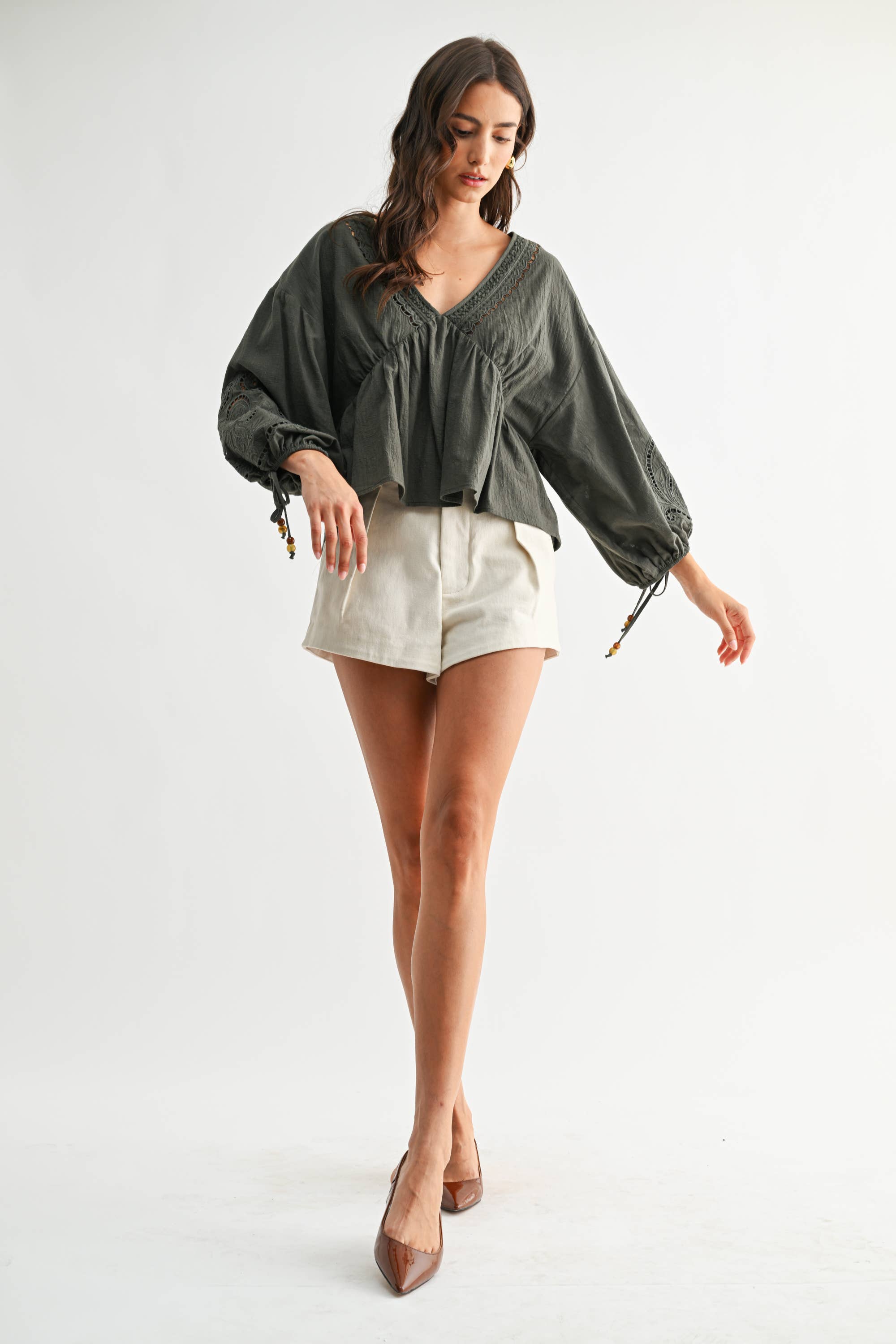 BOHO BREEZE EMBROIDERED BLOUSE