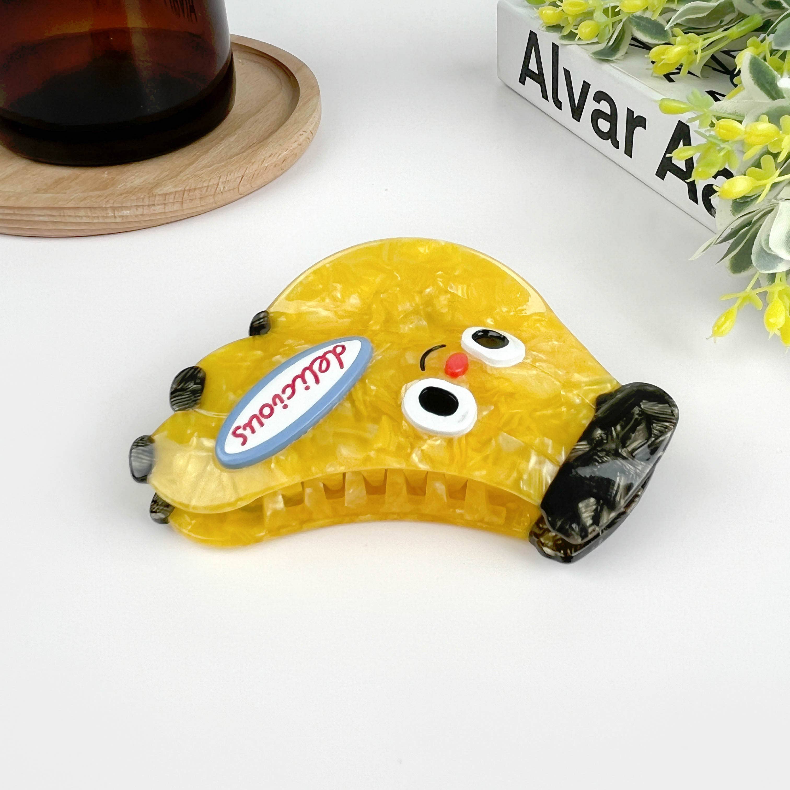 Banana Monster Hair Clip