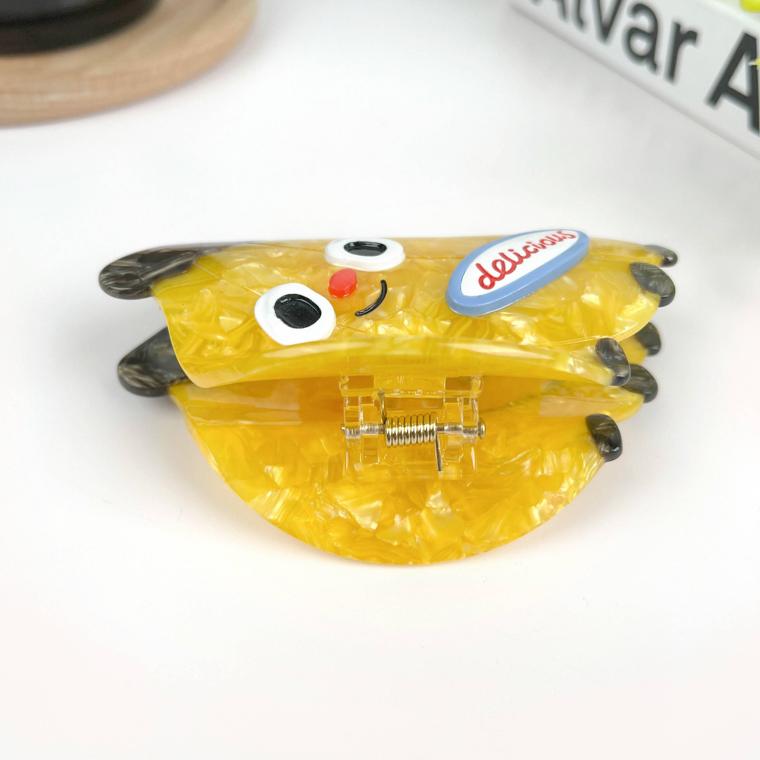 Banana Monster Hair Clip