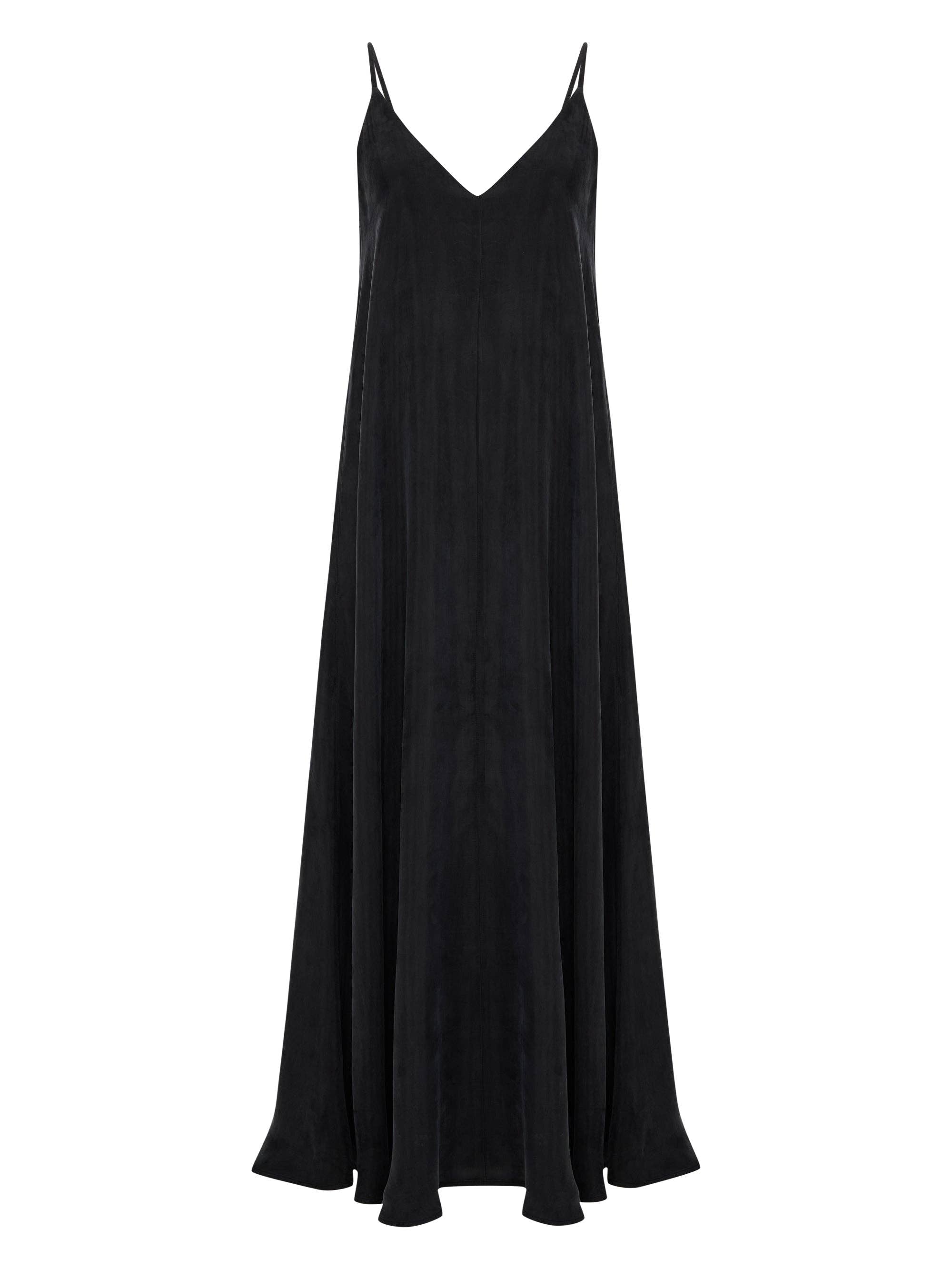 Lucid Flow Maxi Dress - Black