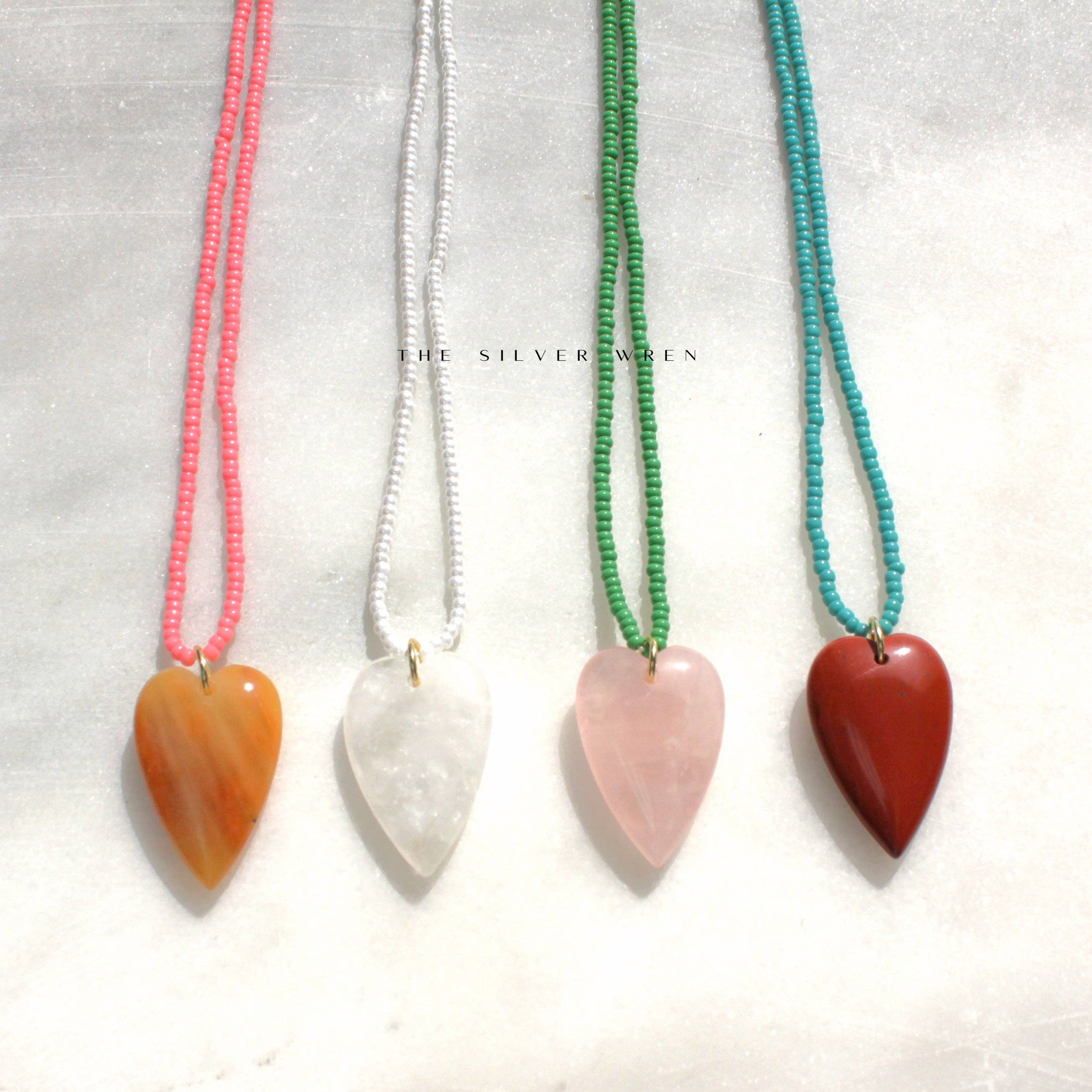 Esti Stone Heart Necklace