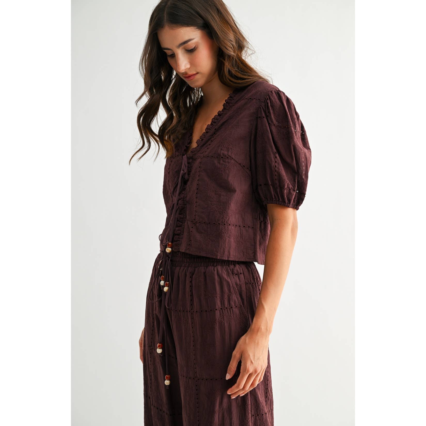 EMBO PUFF SLEEVE TOP