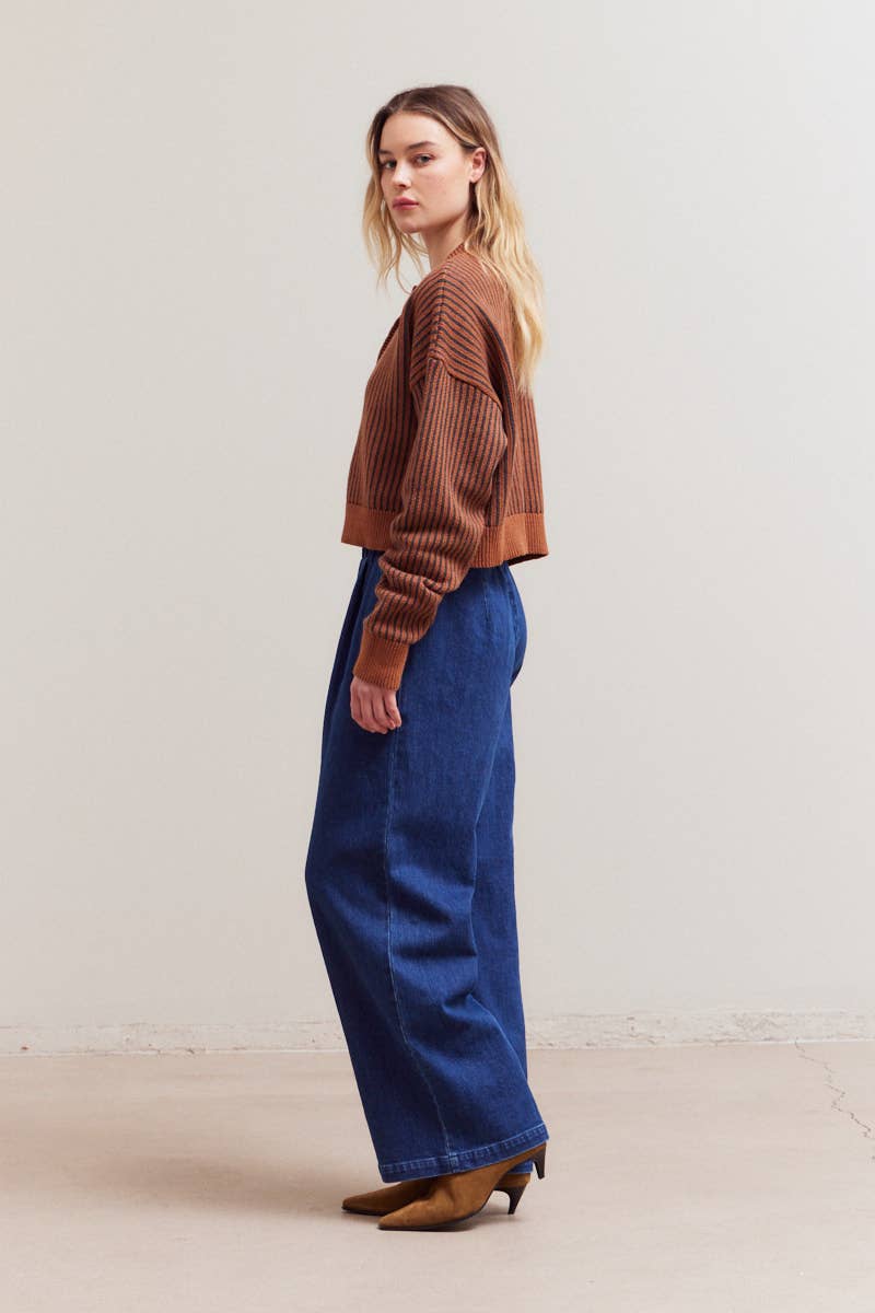 Classic Knitted Button-Up Cardigan