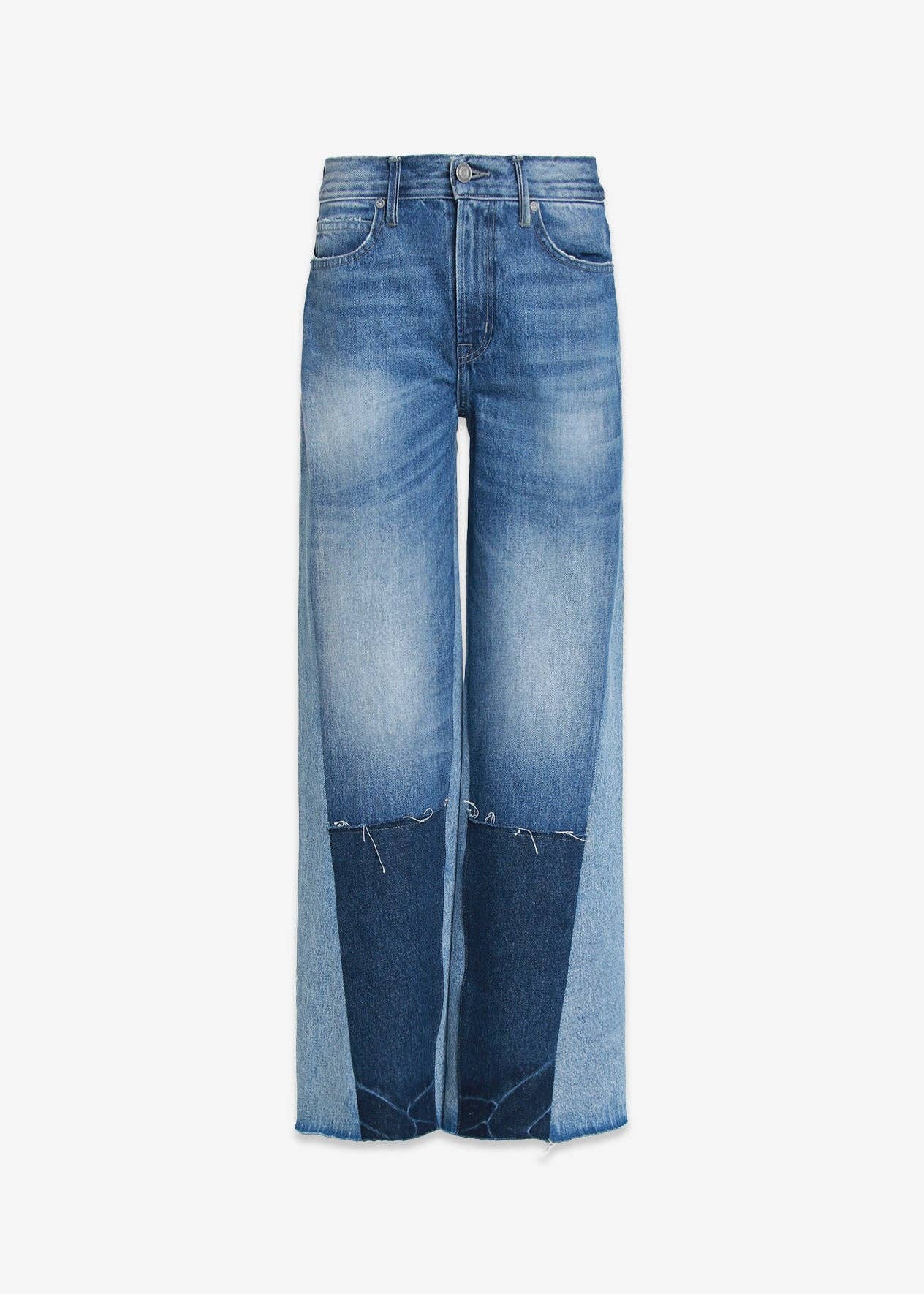 Emma Upcycled Cropped Wide Jeans