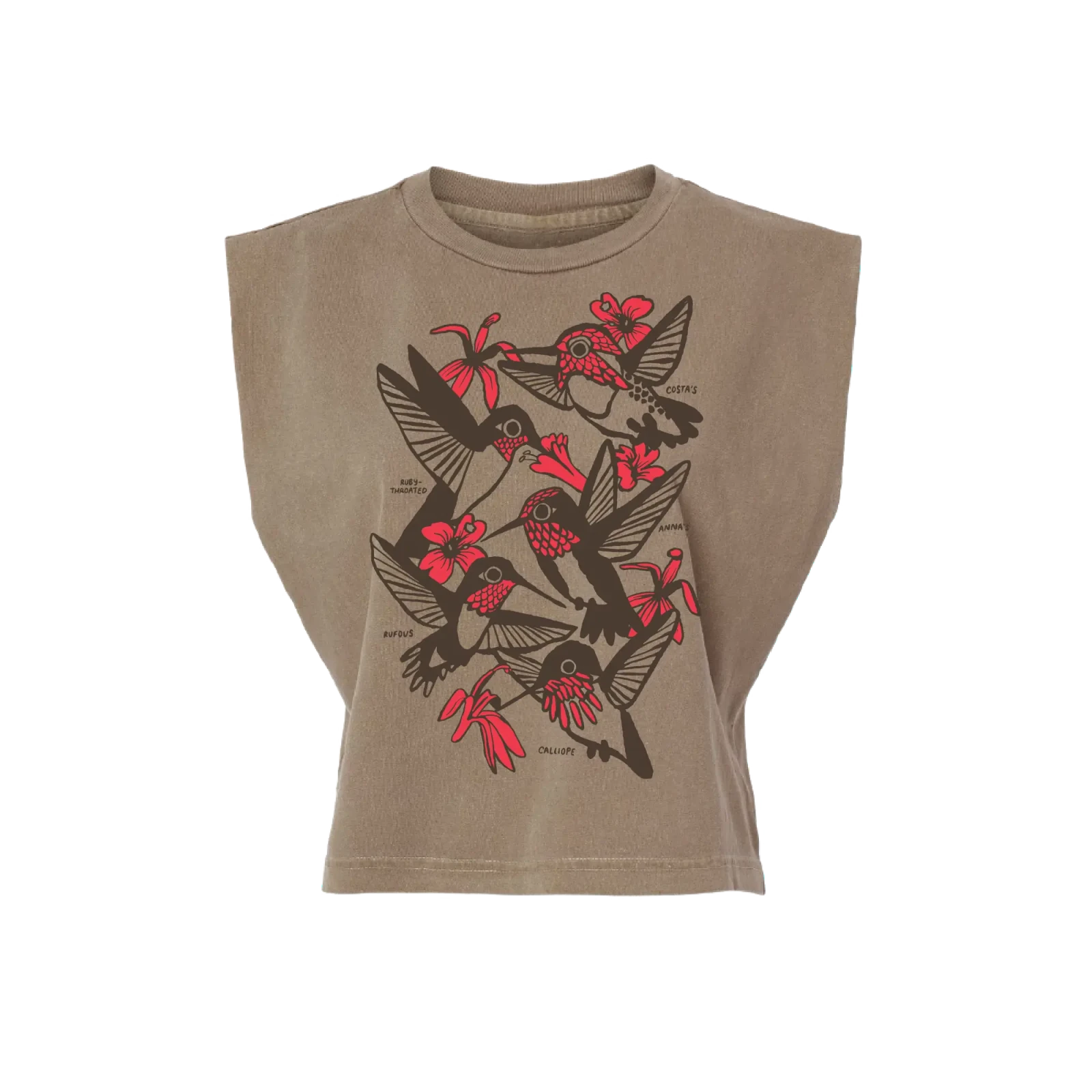 Hummingbirds Boxy Tank