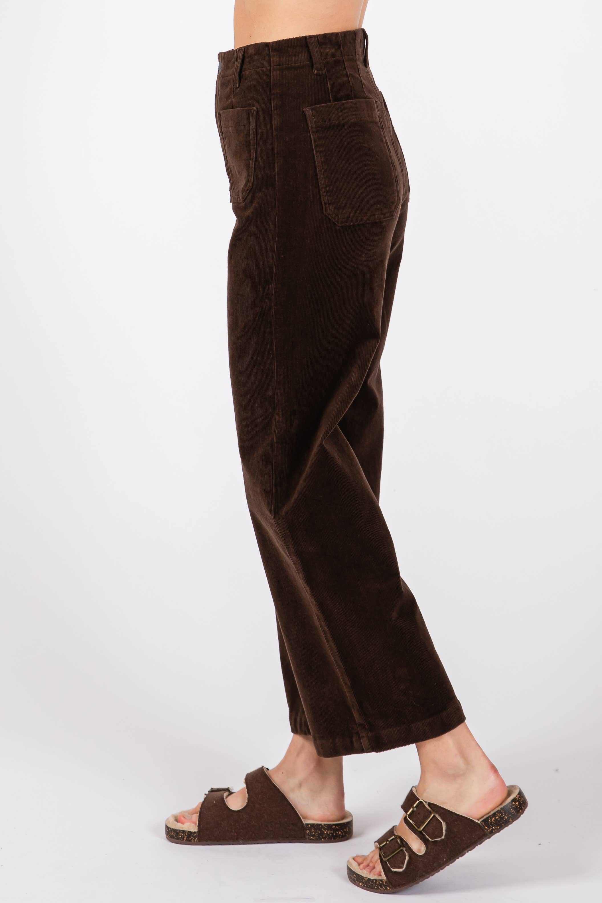 Espresso Patch Pocket Cords