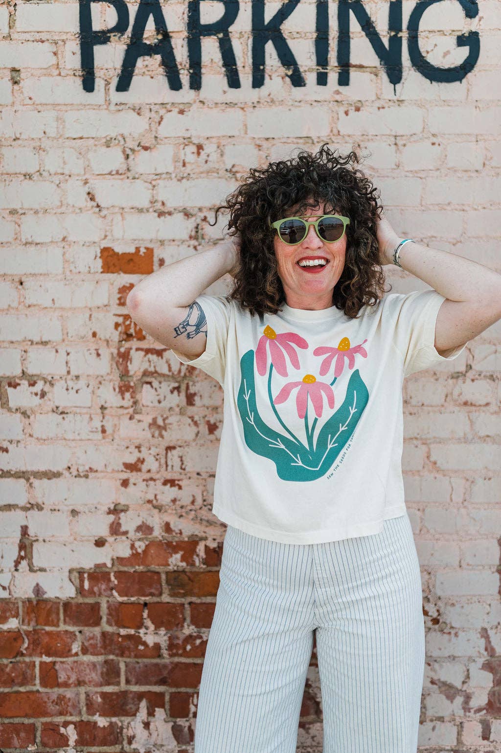 Sow the Seeds Cropped Tee
