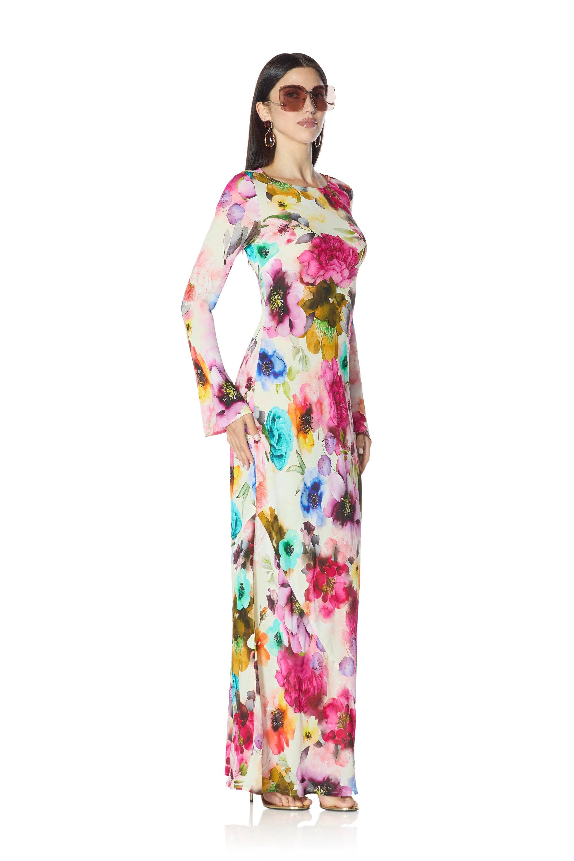Jetta Dress - Watercolor Blossom