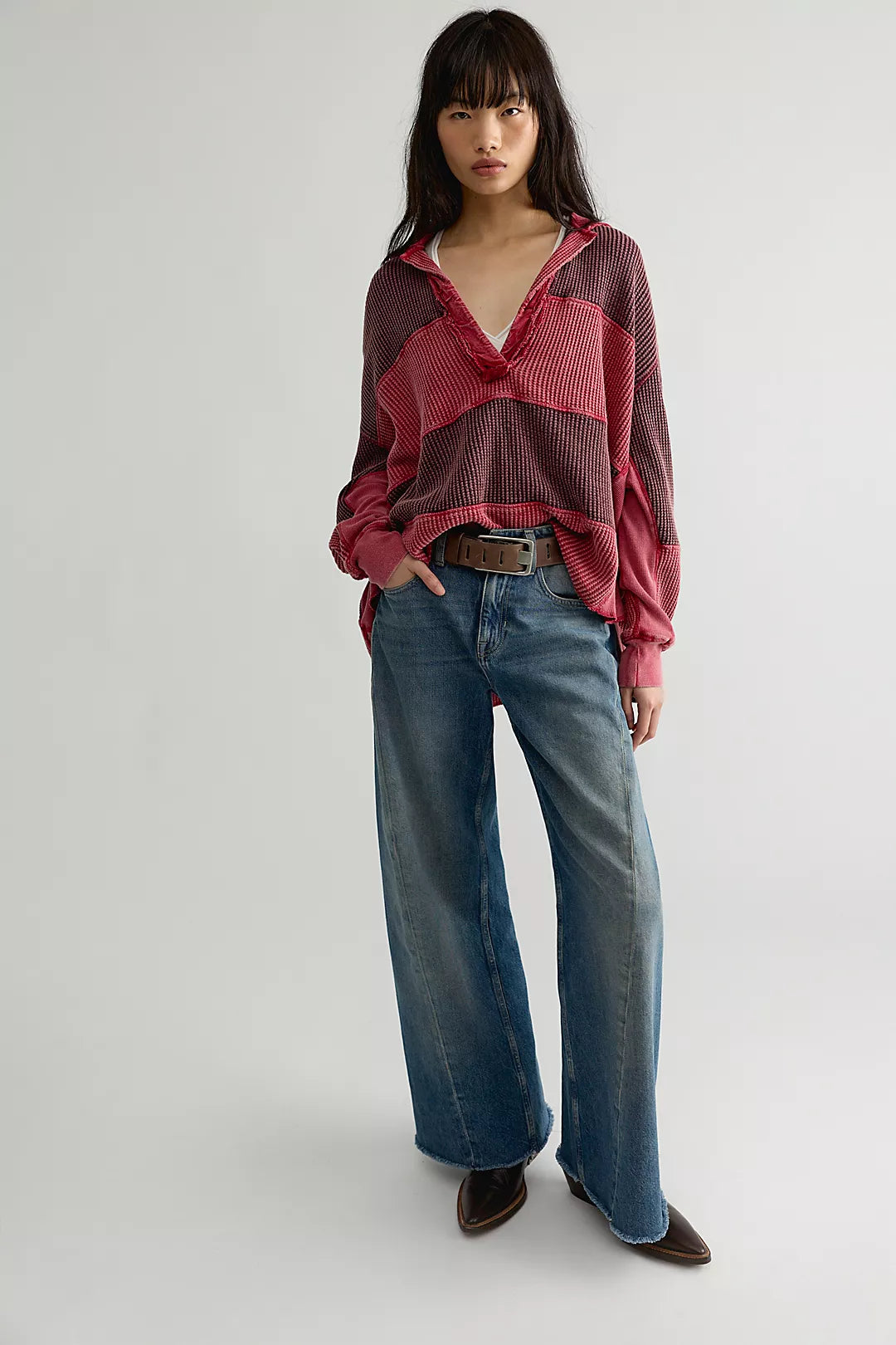 Free People One Blake Rugby Thermal
