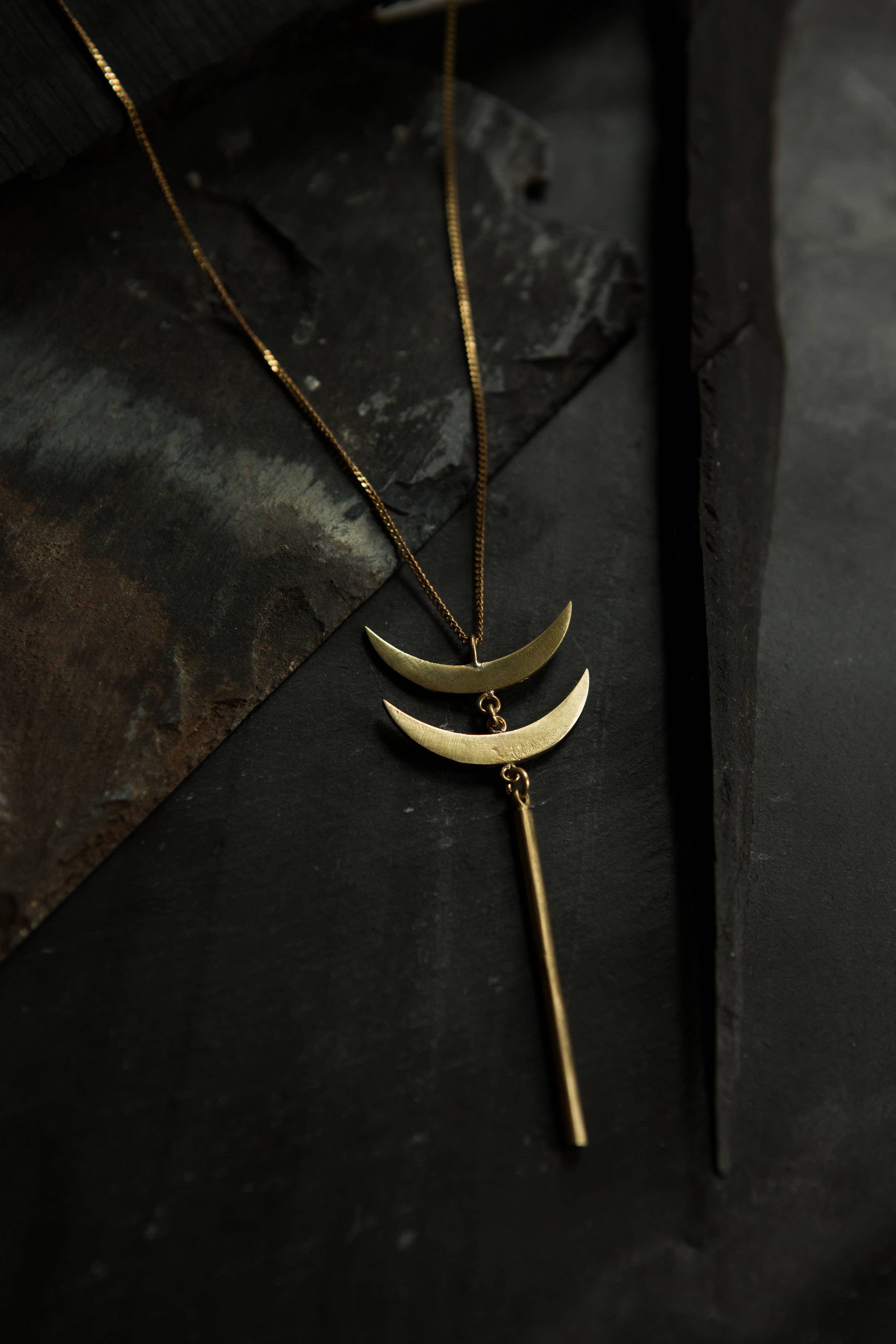 Moon Staff Necklace