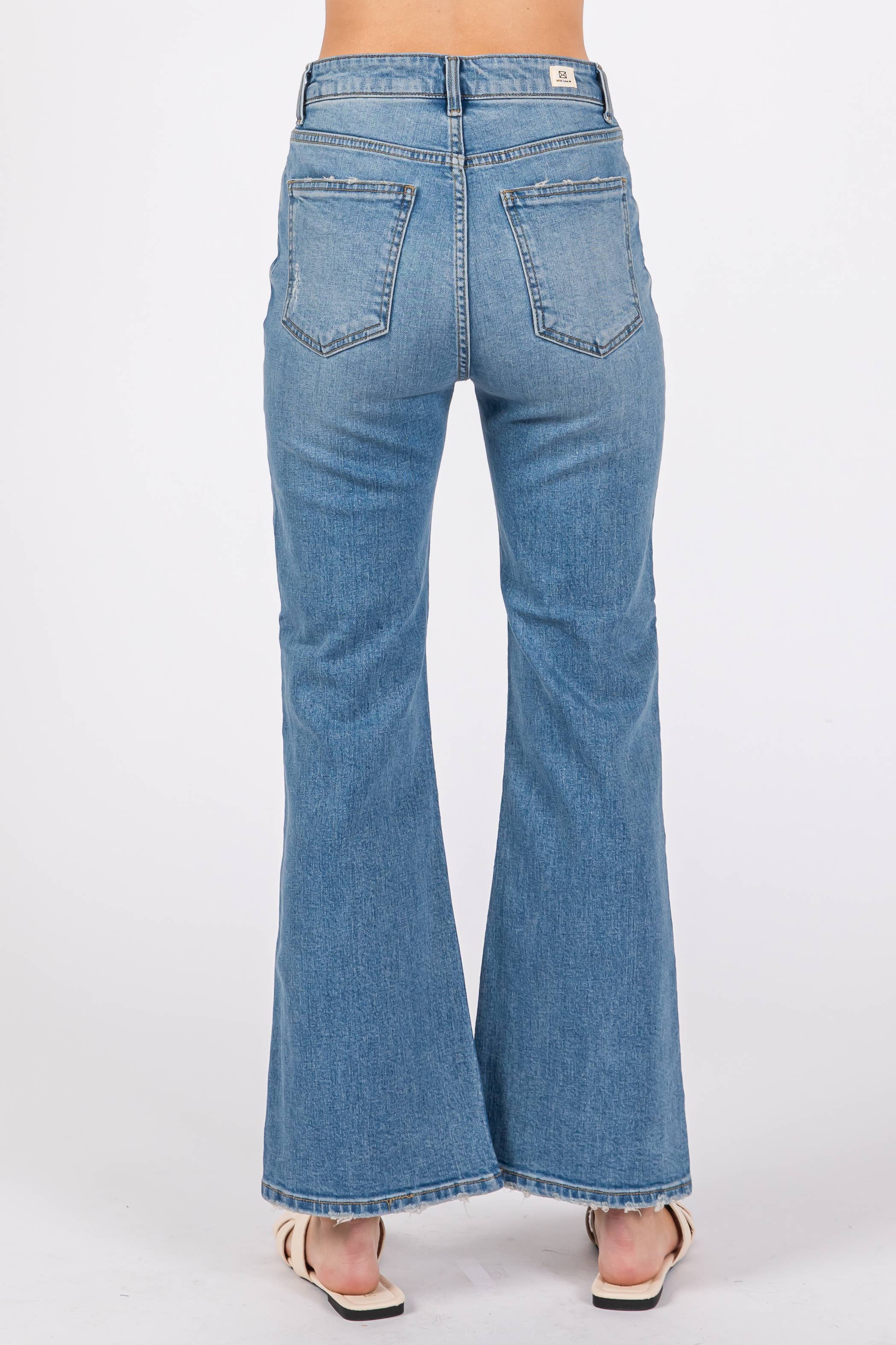 Medium Almost Rigid Sicily Jean
