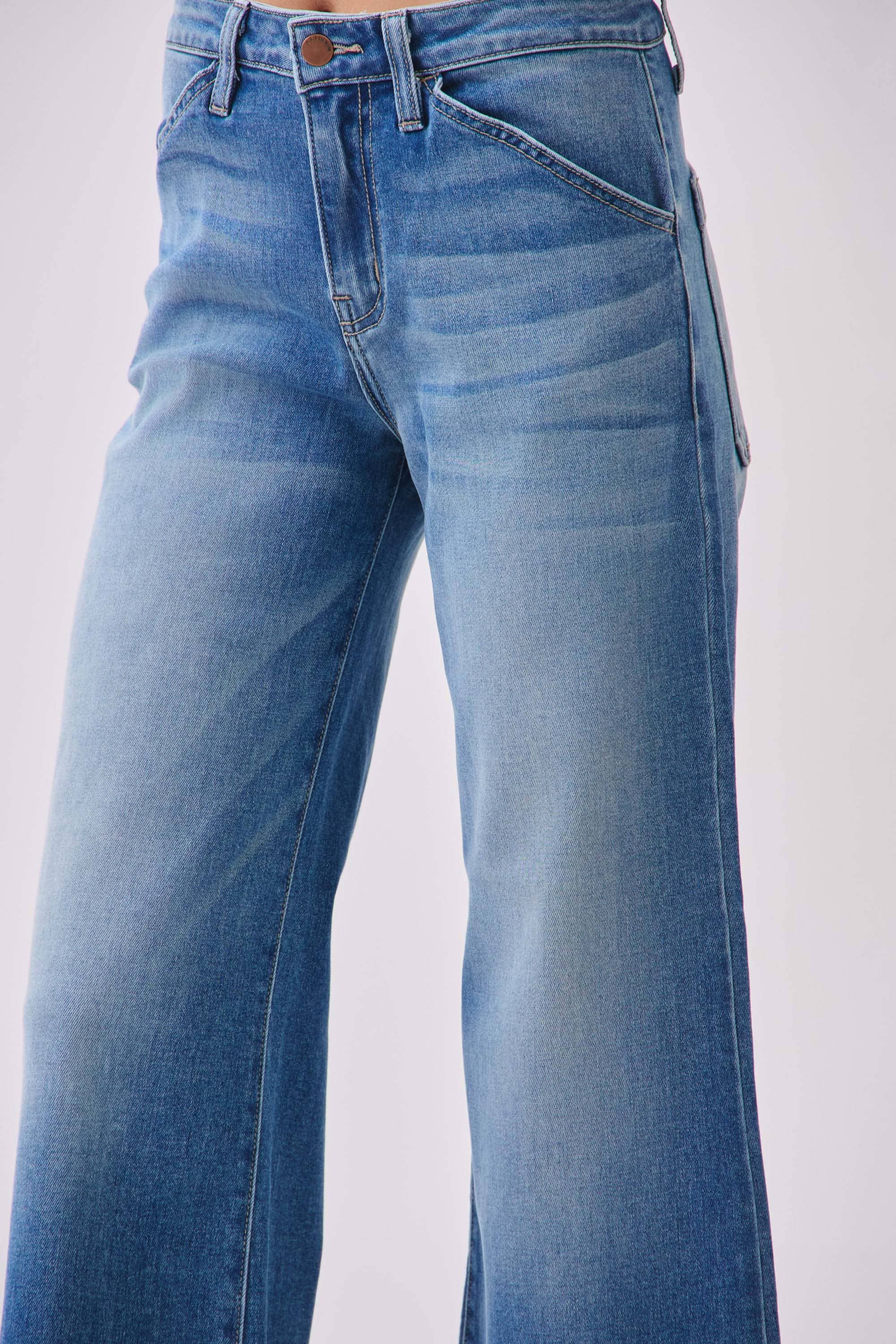 Genoa Slant Pocket Crop Jeans