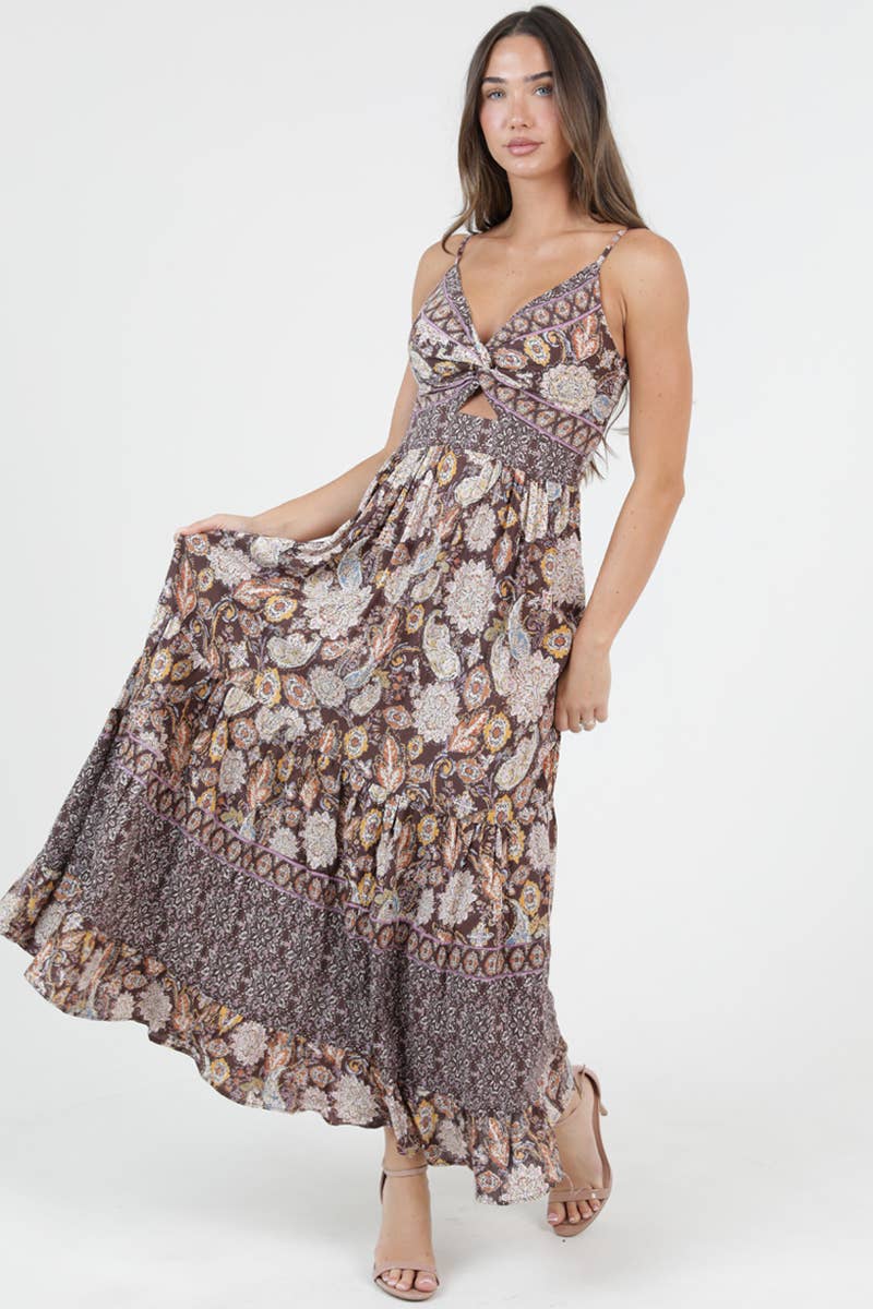 Desert Mosaic Maxi Dress