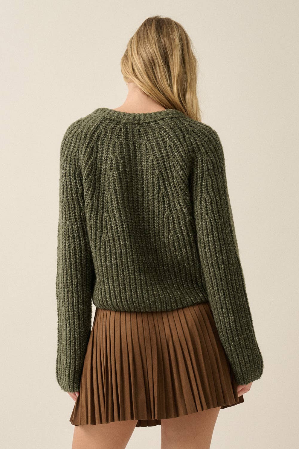 Confetti Button-Front Cardigan Sweater