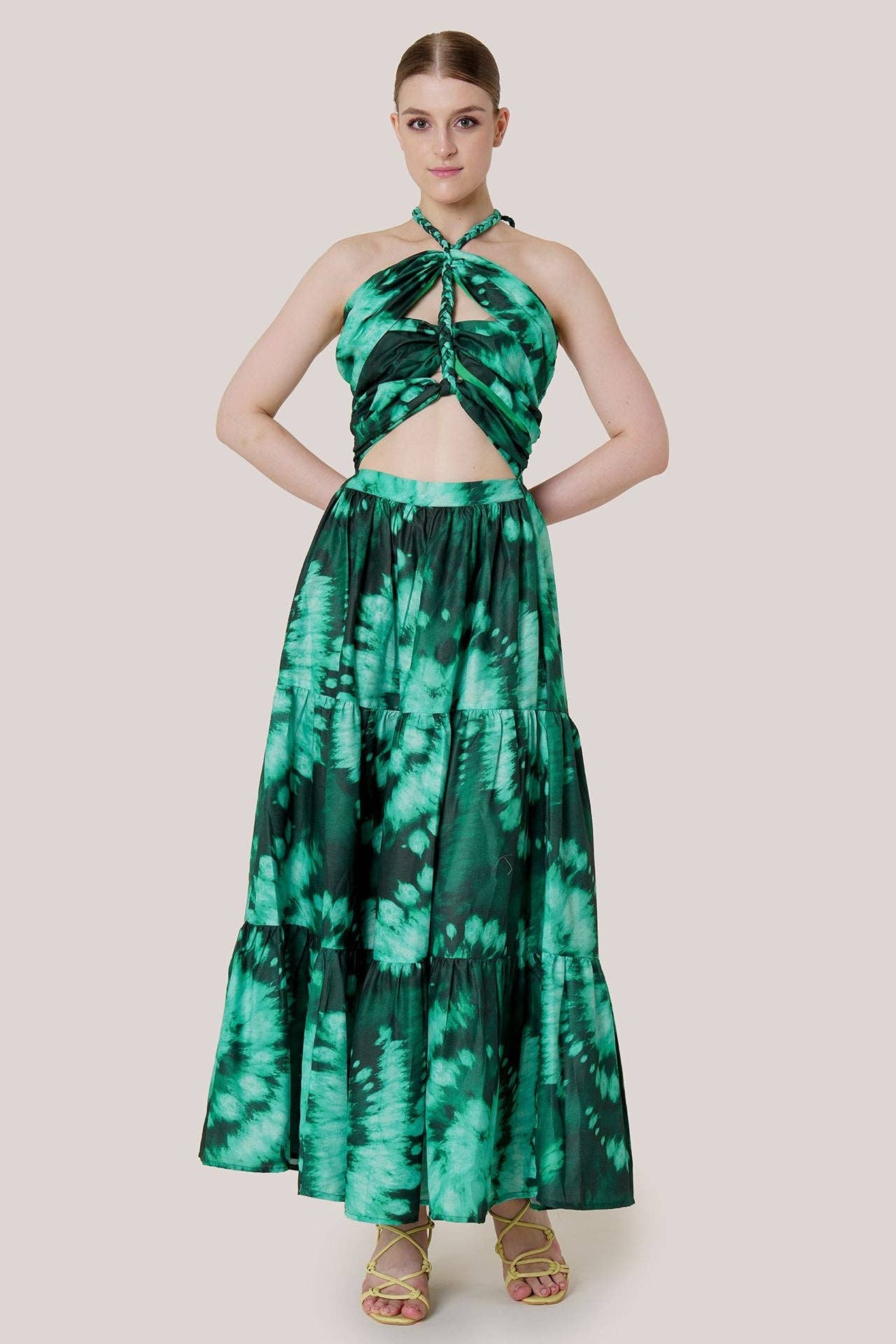 Green Colour Dress For Women