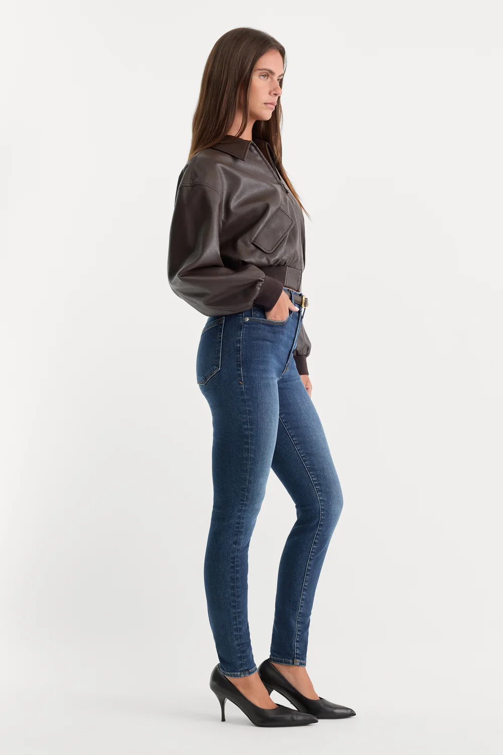 Always Fits Good Legs Skinny Indigo - Jeans by Good American