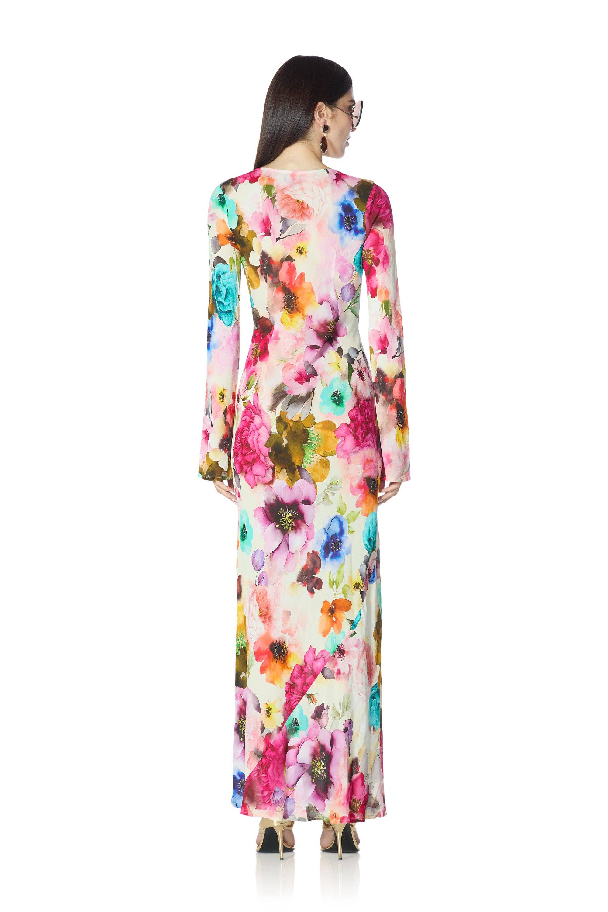 Jetta Dress - Watercolor Blossom