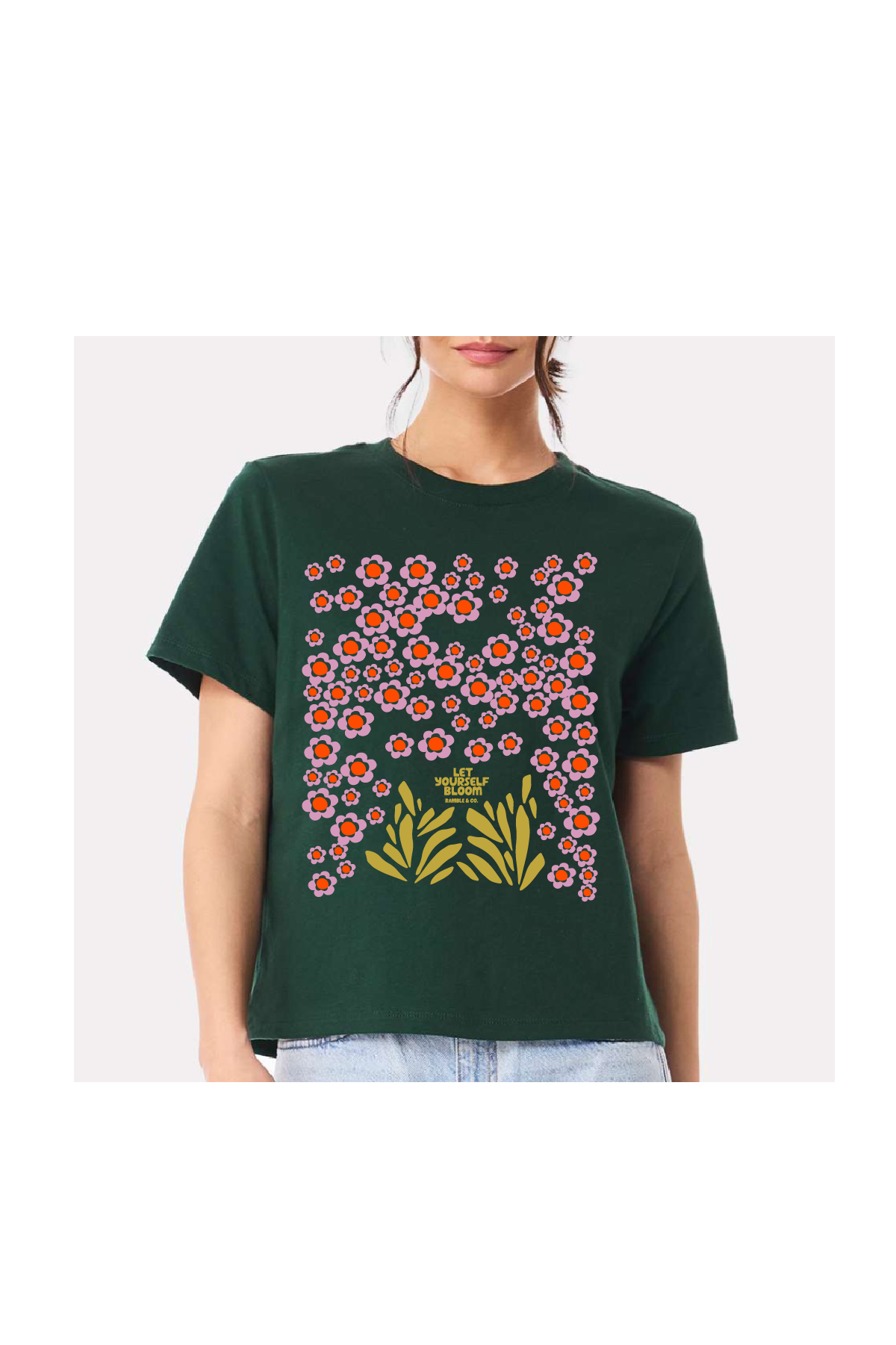 Let yourself bloom | vintage forest crop
