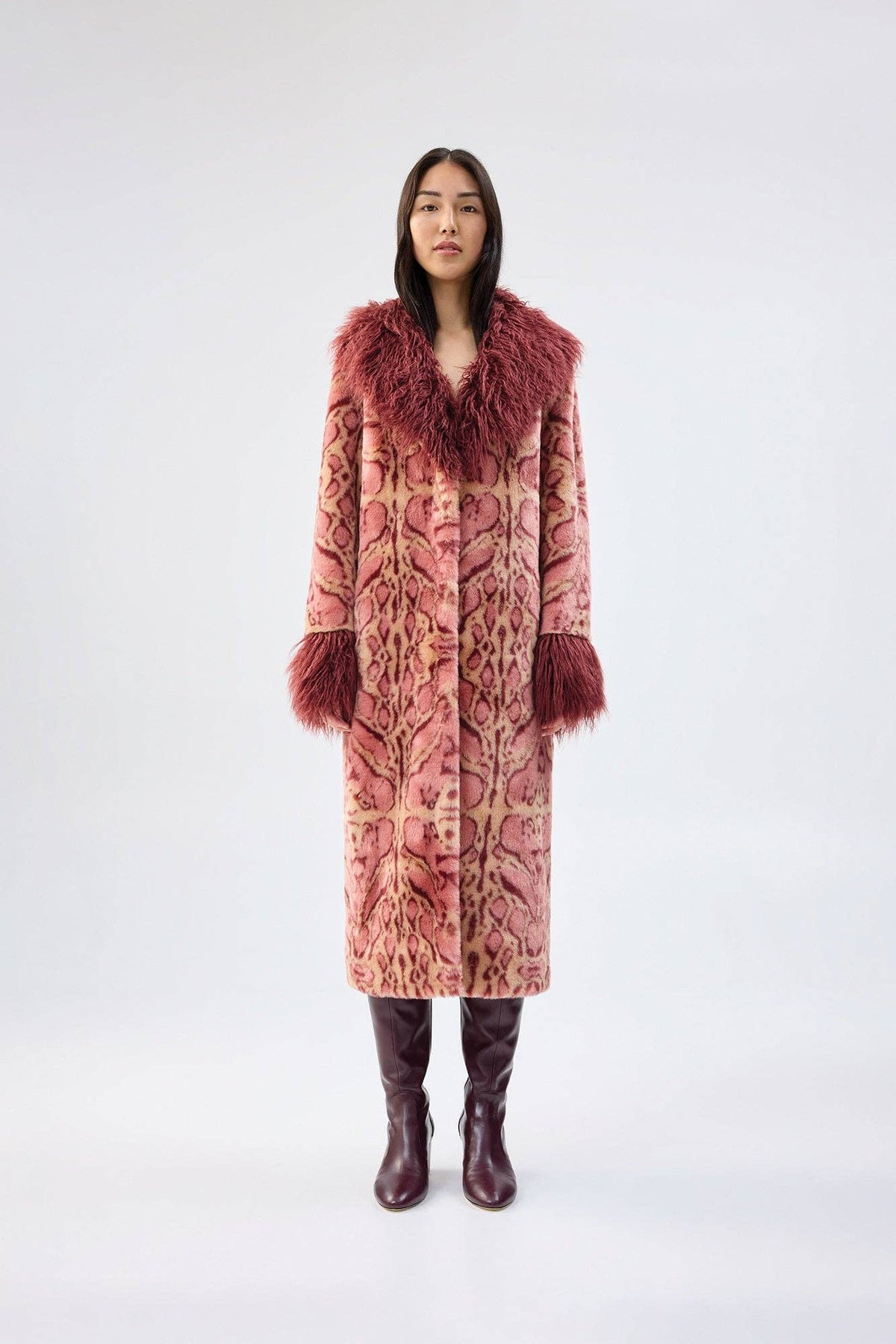 Cuvée Rose Faux Fur Coat by Unreal Fur