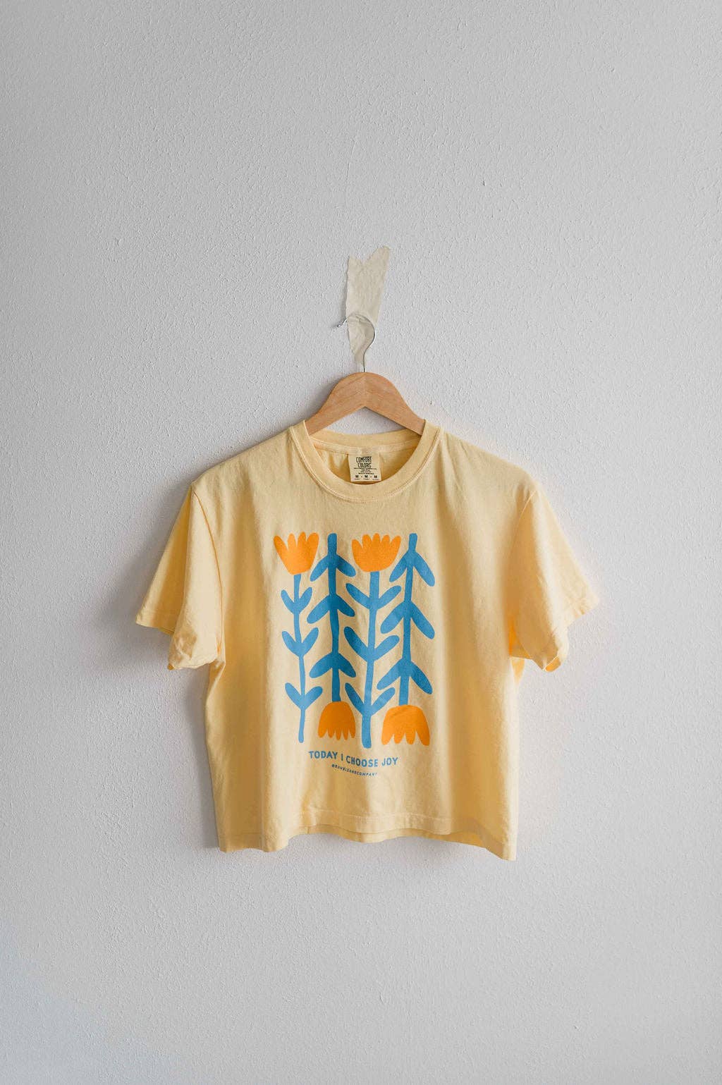 Today I Choose Joy Boxy Crop Tee