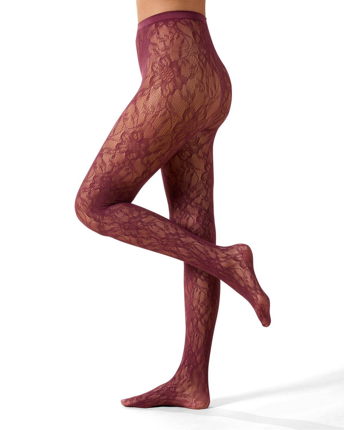 Blooming Floral Net Tights