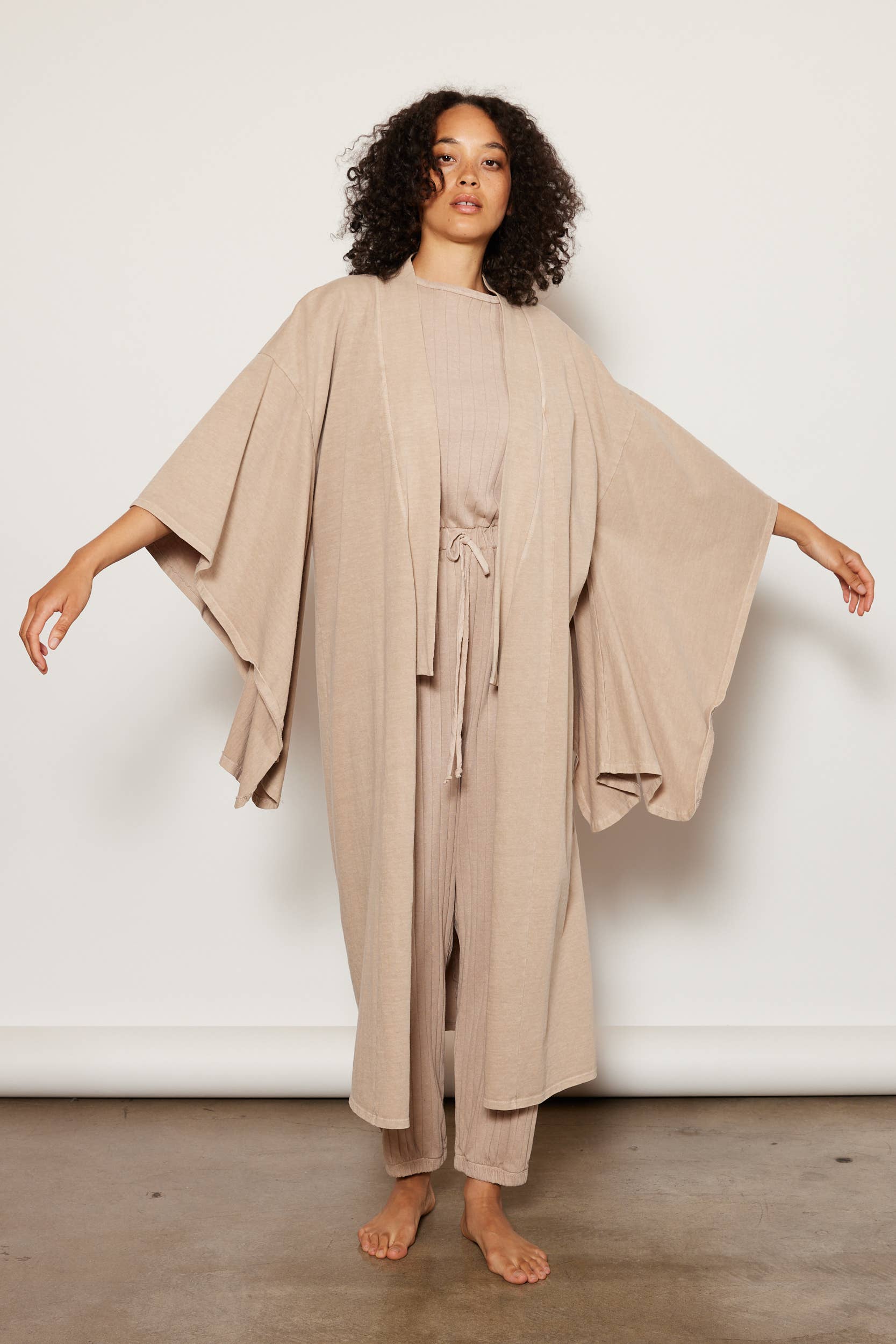 Dawn Robe in Sand