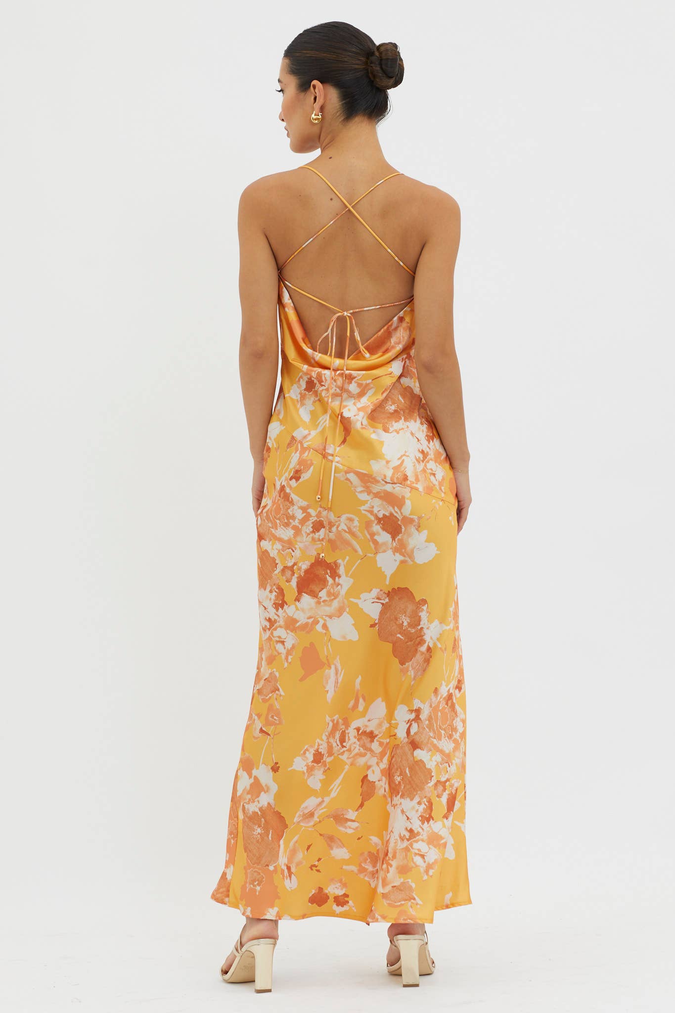 Watercolor Tropics Maxi Dress