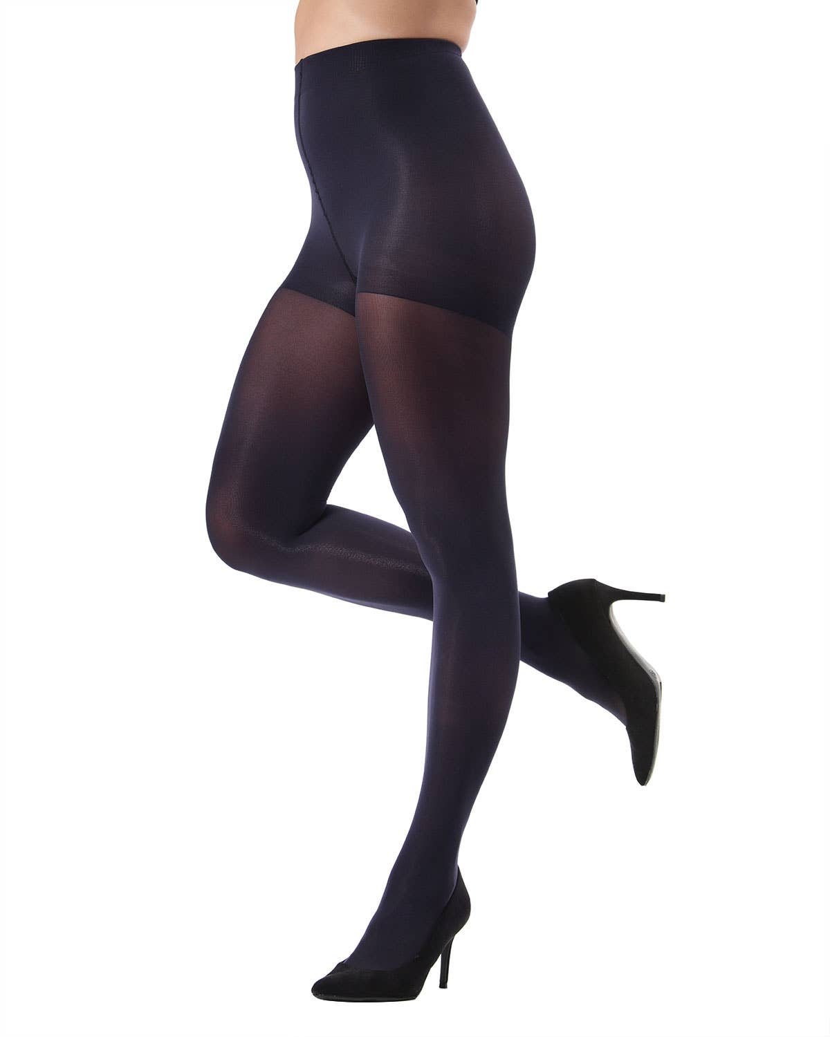 MeMoi Perfectly Opaque Control Top Tights