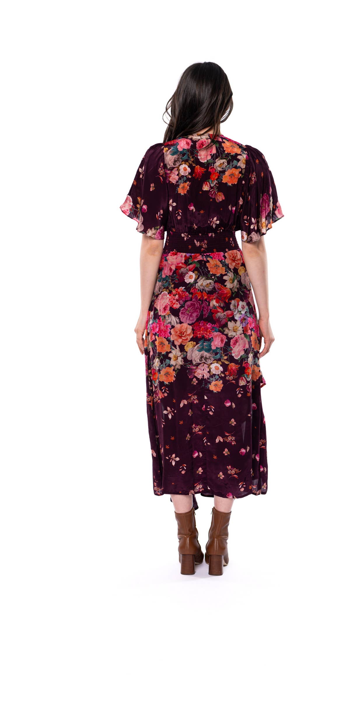 Sangria Daphne Flared Dress