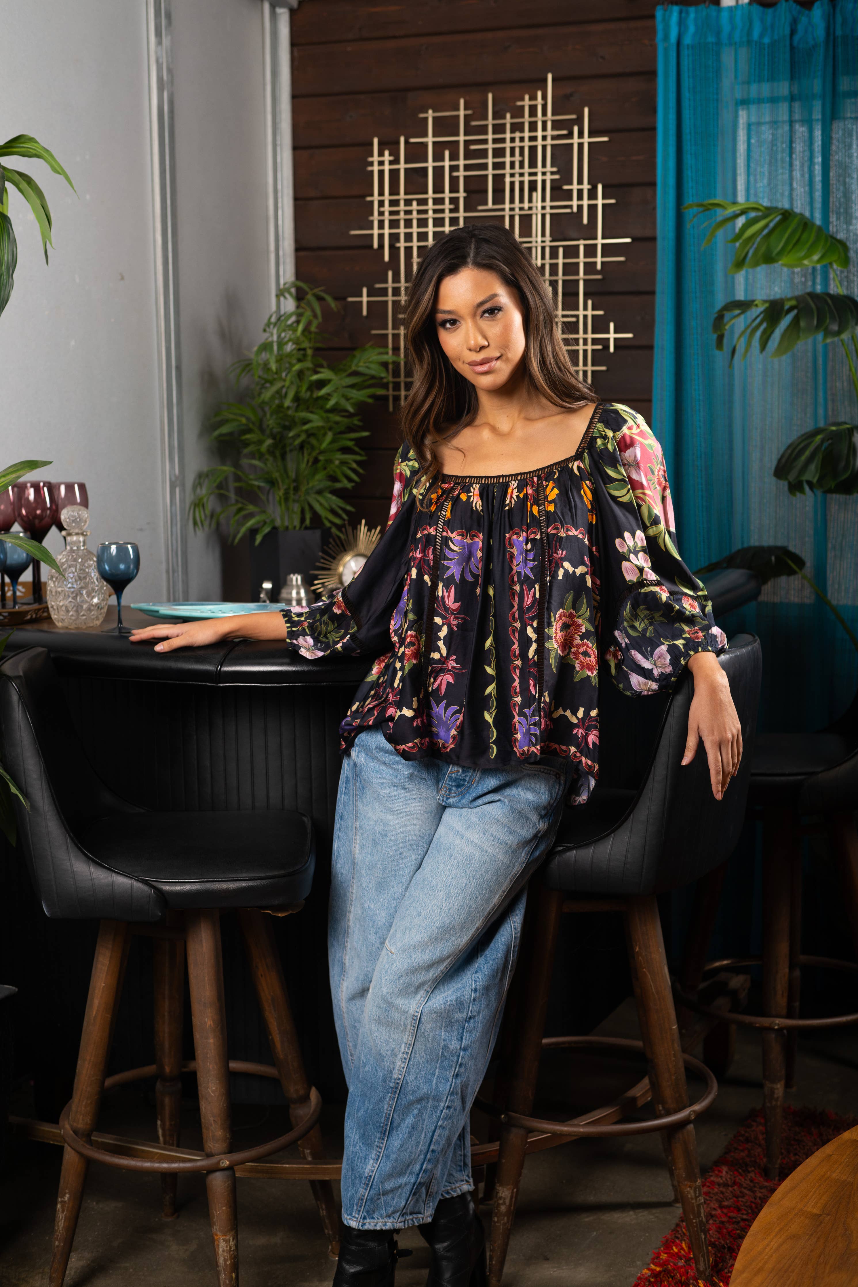 Paradise Babe Flowy Blouse