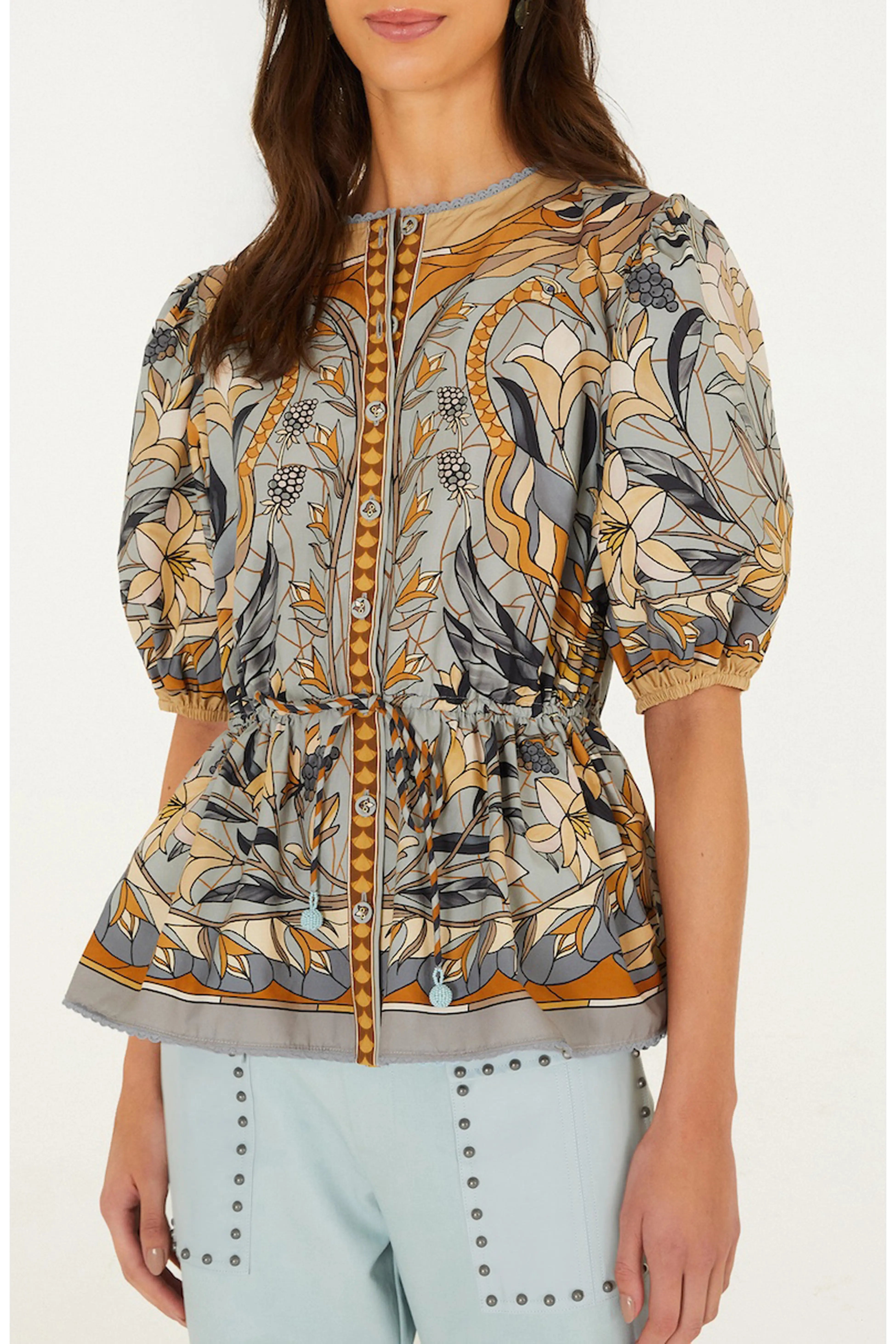 Stained Glass Beauty Blouse by Farm Rio