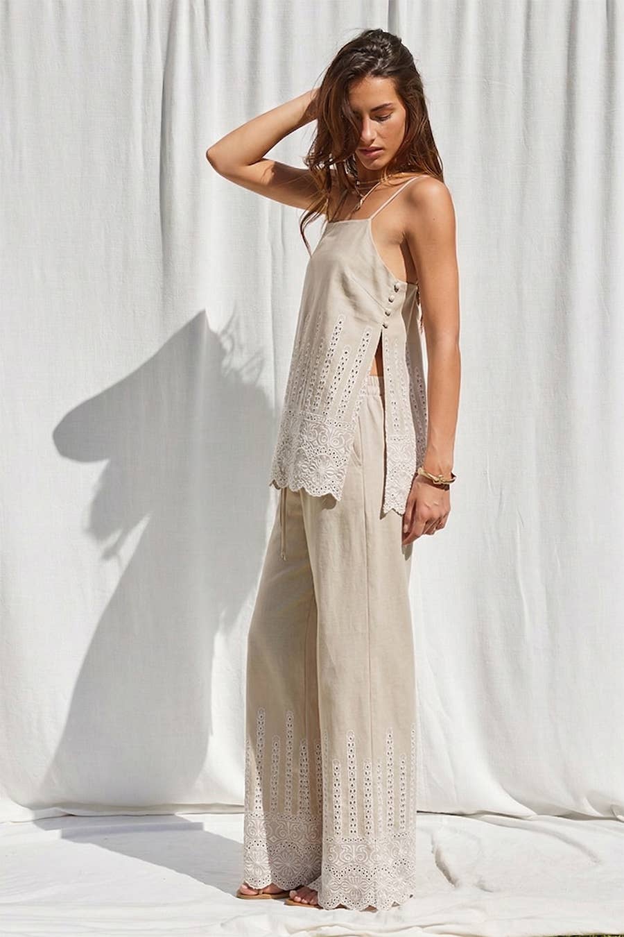 Embroidery Pant set