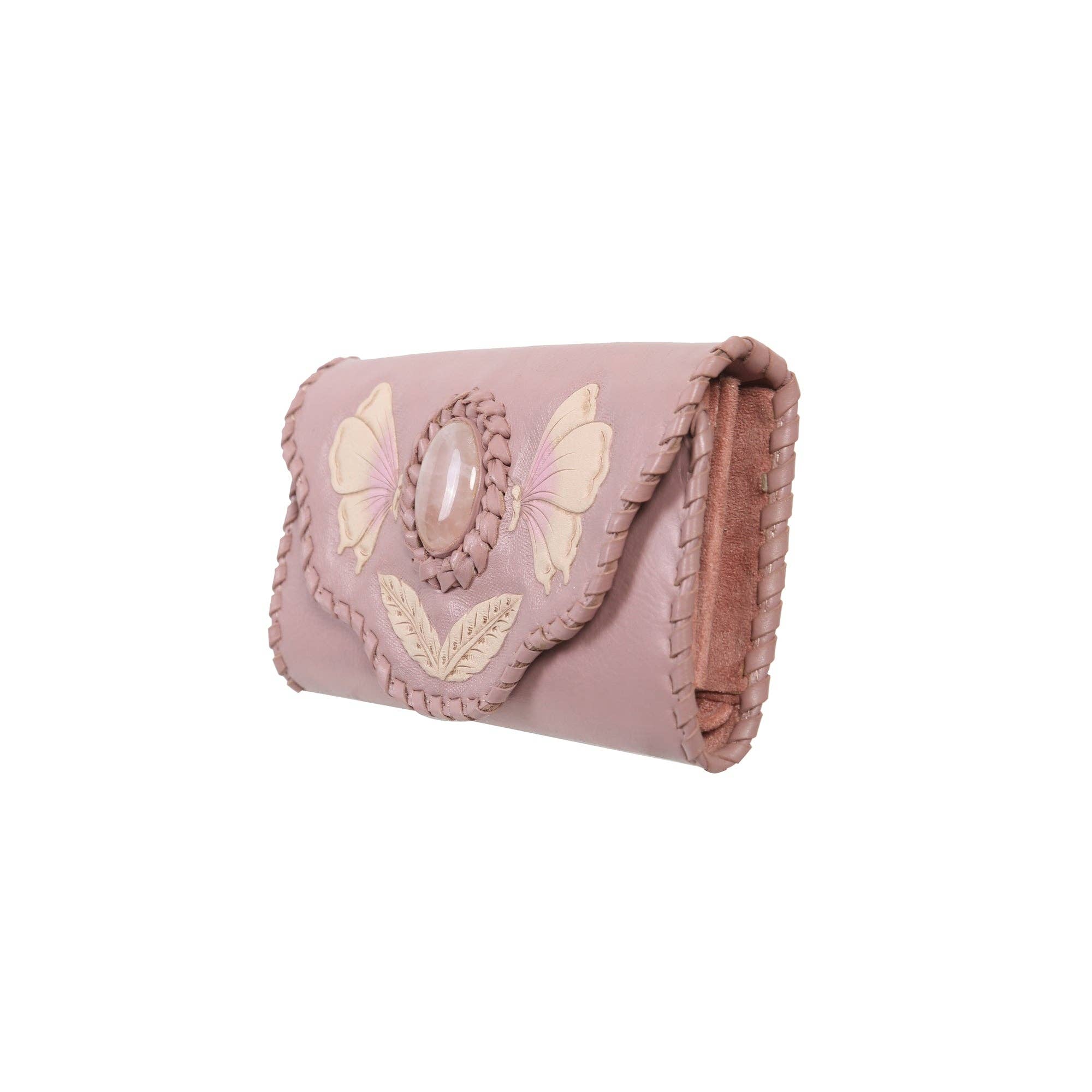 Monarch Wallet in Dusty Pink