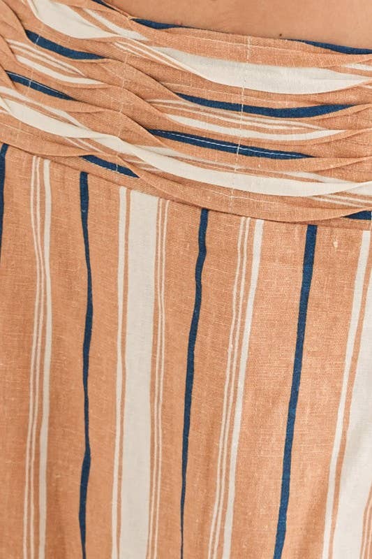 Striped Linen Set