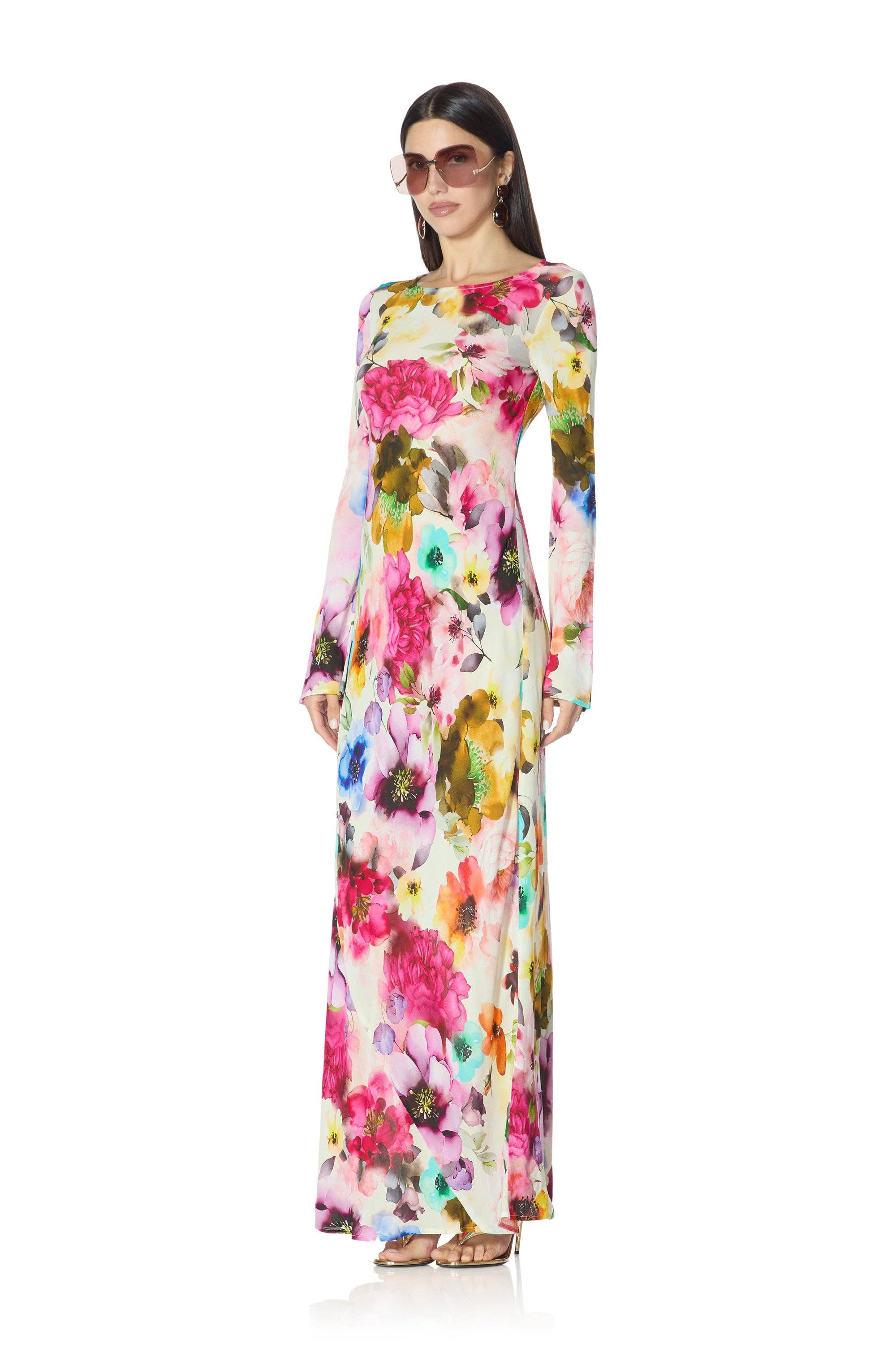 Jetta Dress - Watercolor Blossom