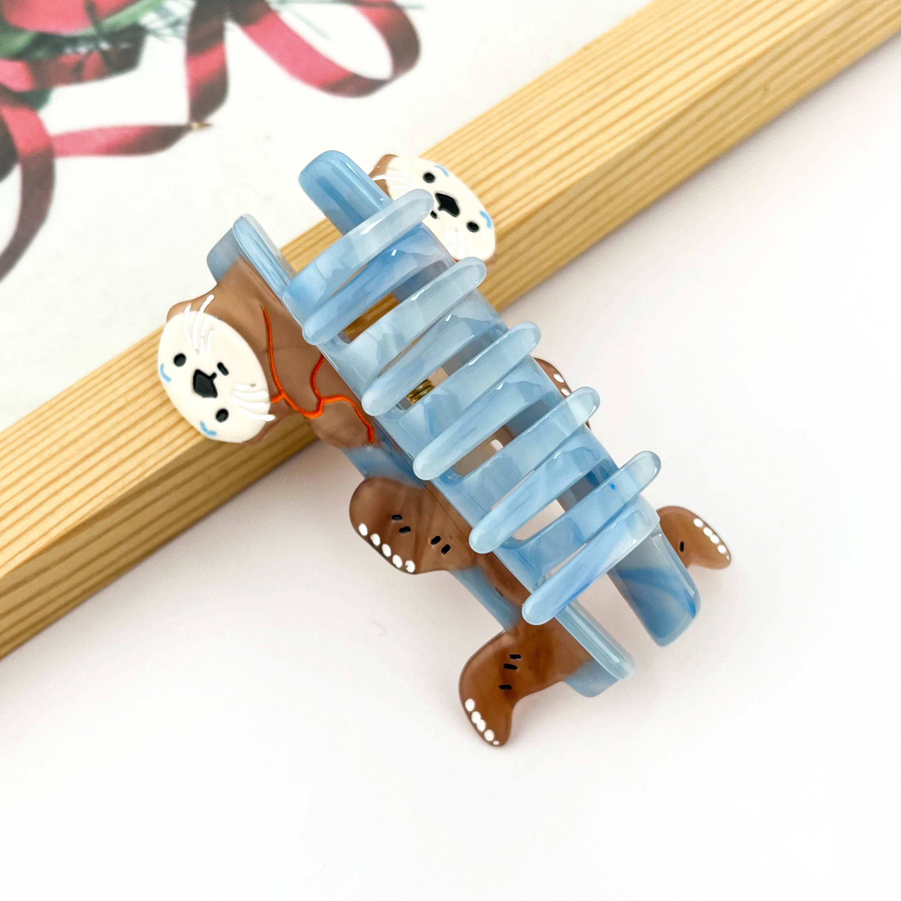 Cute Otter Hair Clip, Animal Claw Clip