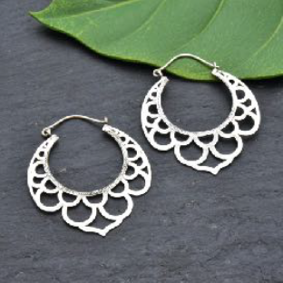 Sterling Silver Taj Mahal Earrings